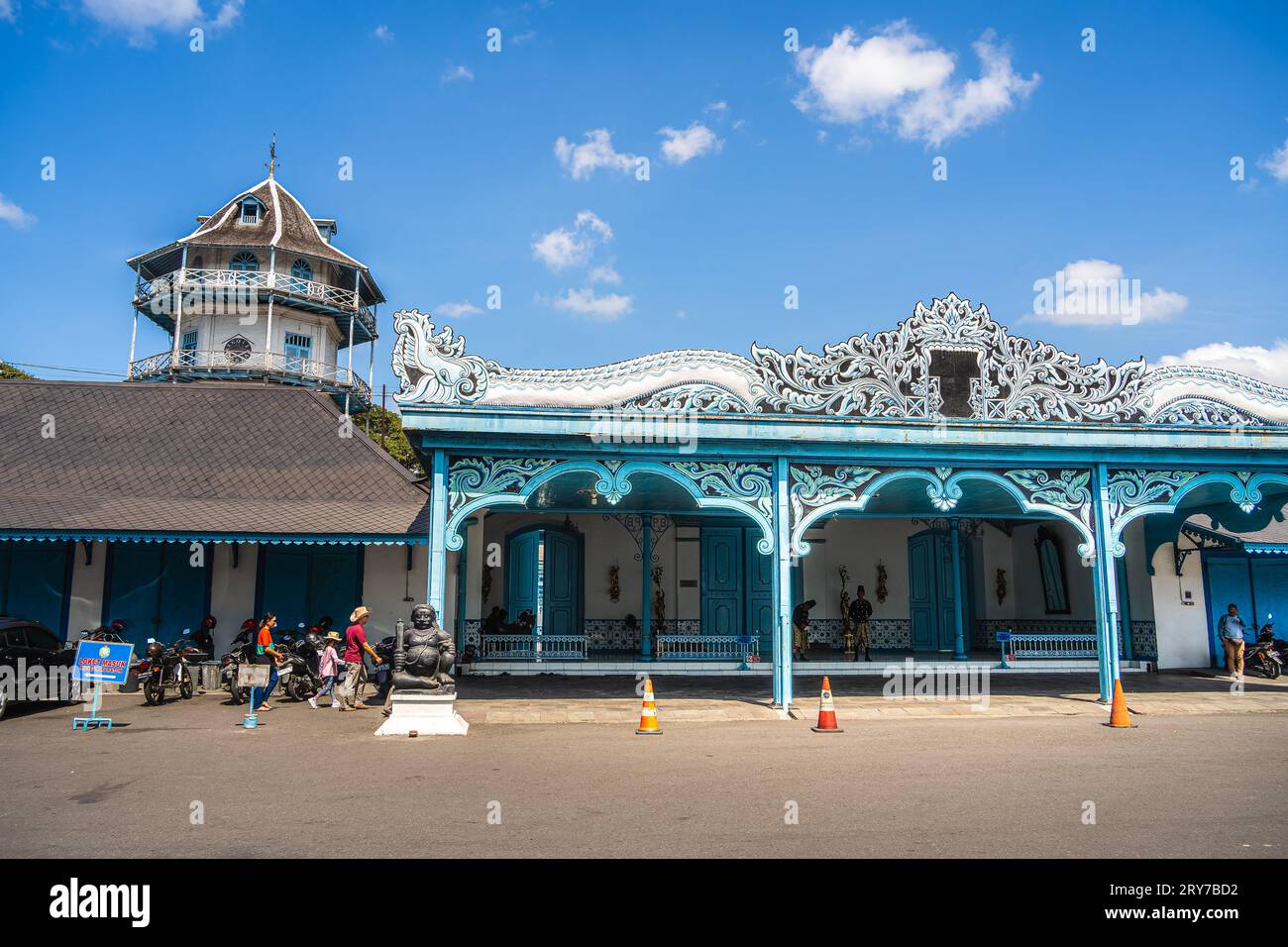 Surakarta Kraton, Giava, Indonesia Foto Stock