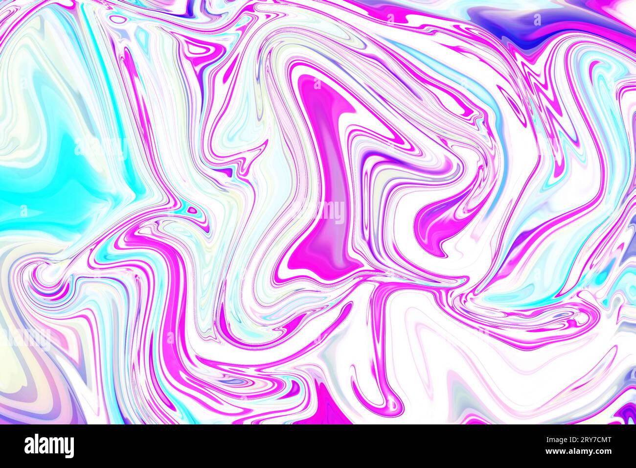 un viaggio coinvolgente attraverso la tela di marmo lucido liquido con motivi colorati astratti Foto Stock