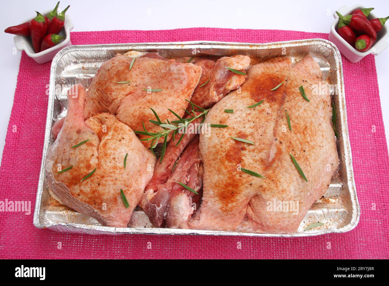 Carne d'anatra Foto Stock