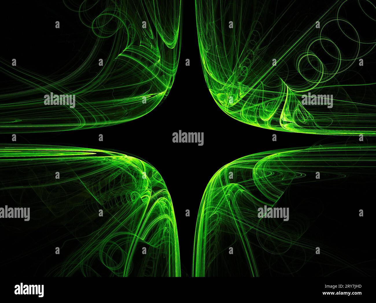 Stella verde Foto Stock