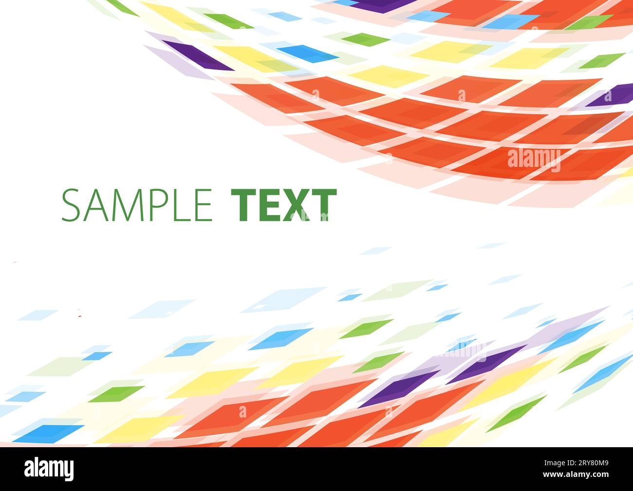 Sfondo a colori geometrico astratto Foto Stock