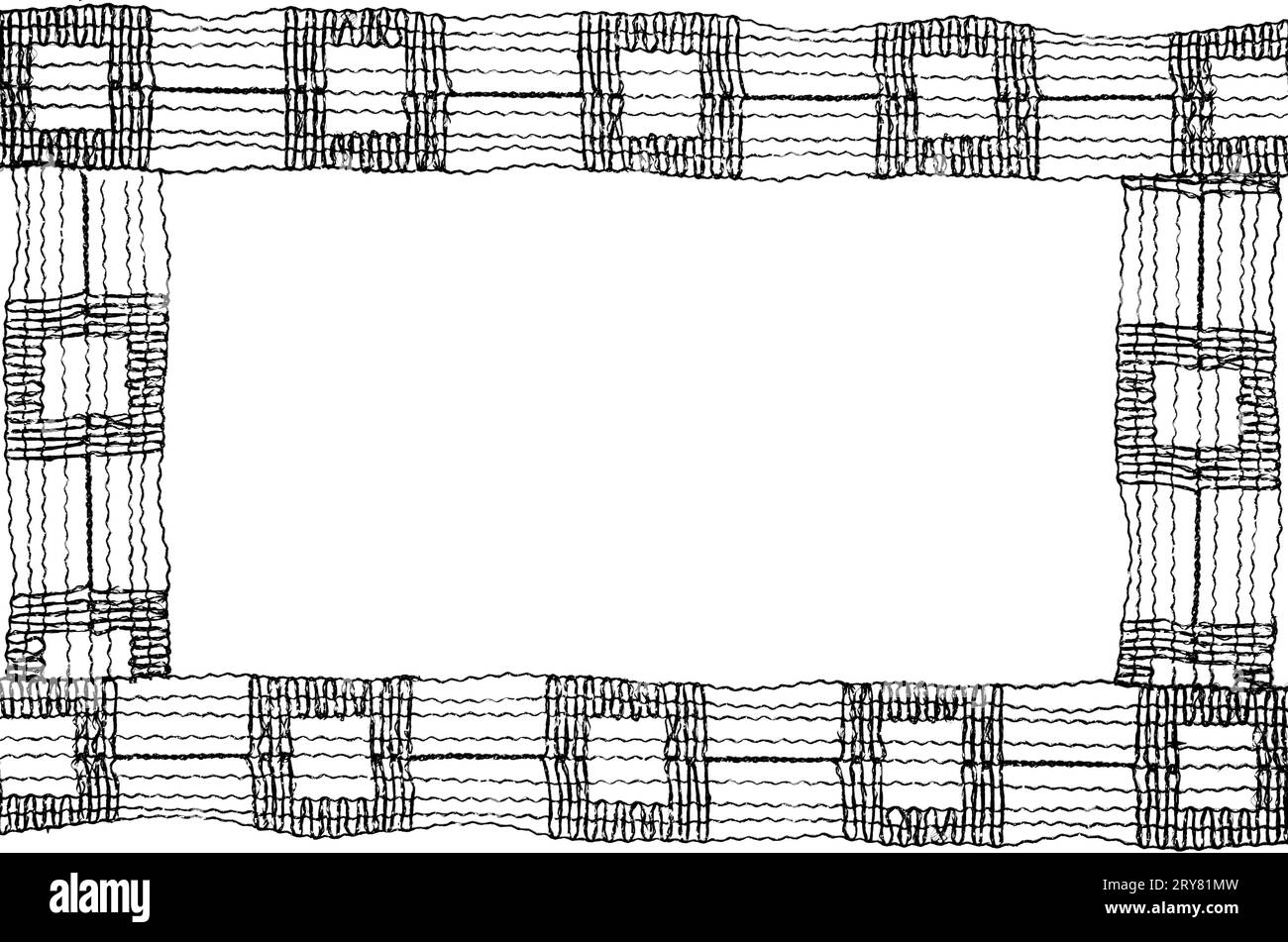 Natale nastro telaio Foto Stock