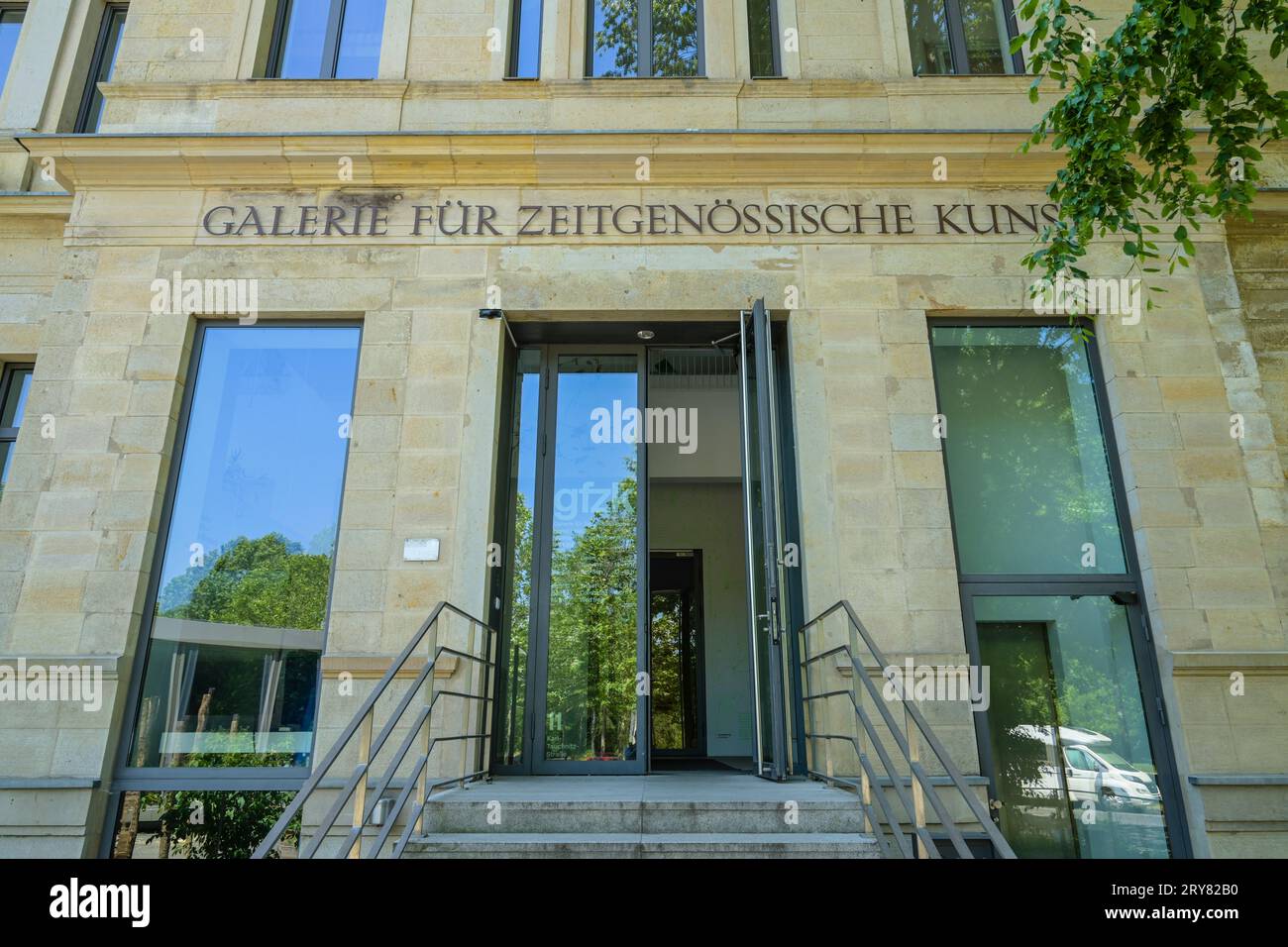 Galerie für Zeitgenössische Kunst, Karl-Tauchnitz-Straße, Lipsia, Sachsen, Deutschland Foto Stock