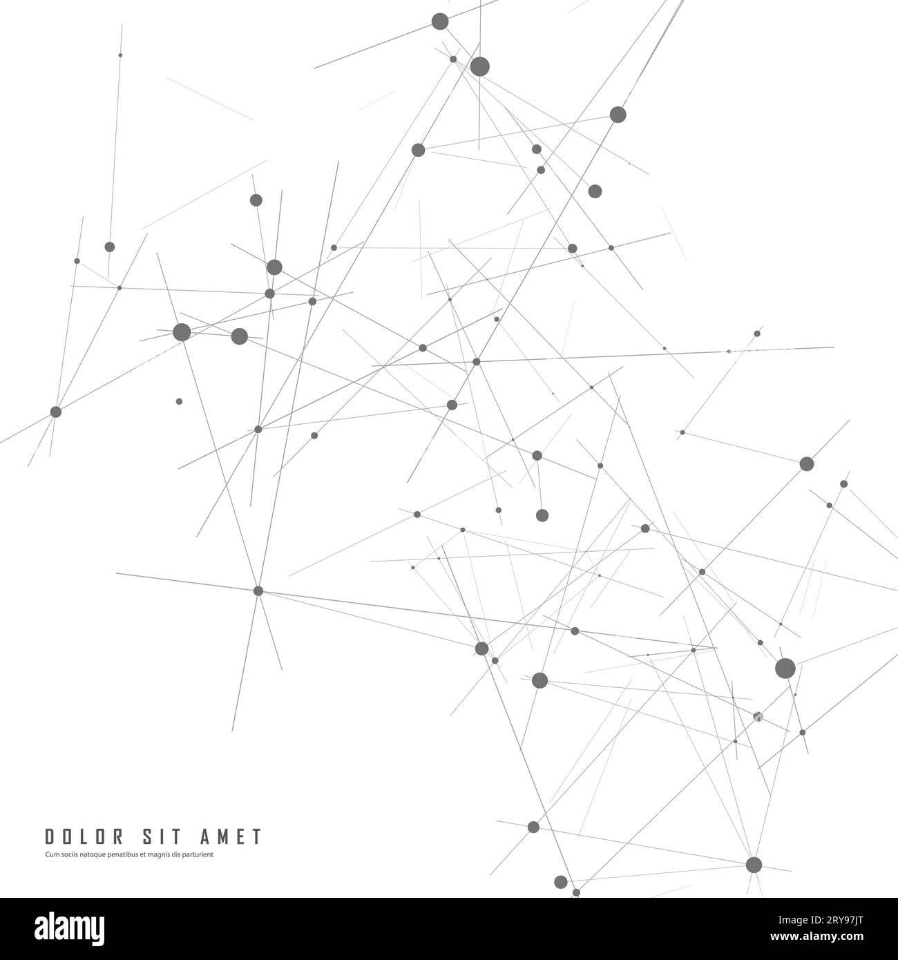 Collegamento medico Atom. DNA vettoriale per il disegno molecolare, genetico, chimico, medico, scientifico Illustrazione Vettoriale