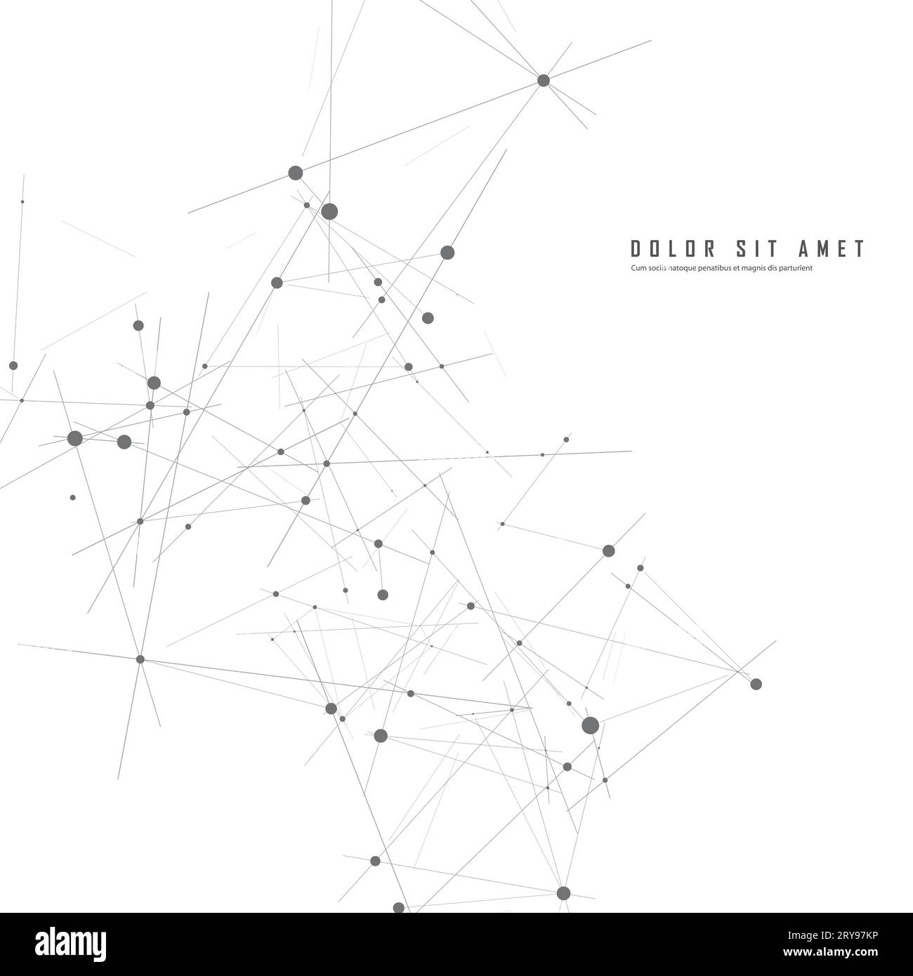 Collegamento medico Atom. DNA vettoriale per il disegno molecolare, genetico, chimico, medico, scientifico Illustrazione Vettoriale
