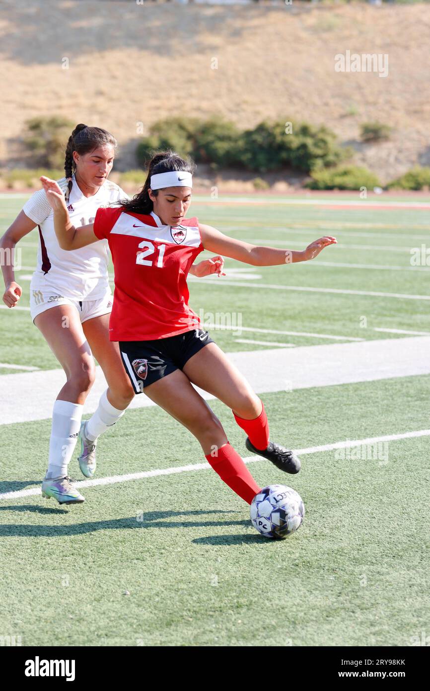Pierce vs. Southwestern College allo Shepard Stadium al Pierce College di Woodland Hills, California, il 6 settembre 2022. Foto di Raquel G. Frohlich. Foto Stock