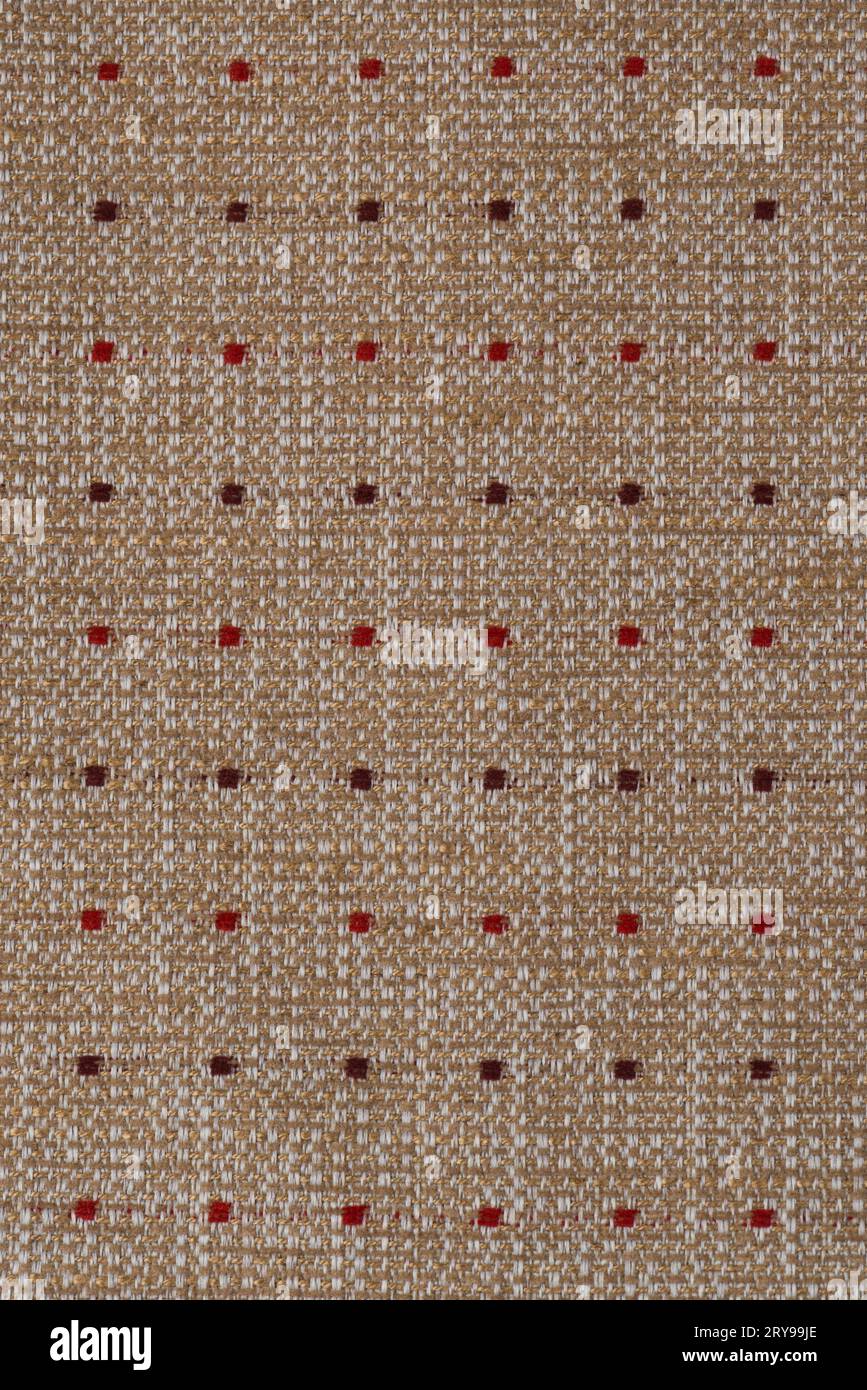 Brown trama del tessuto Foto Stock