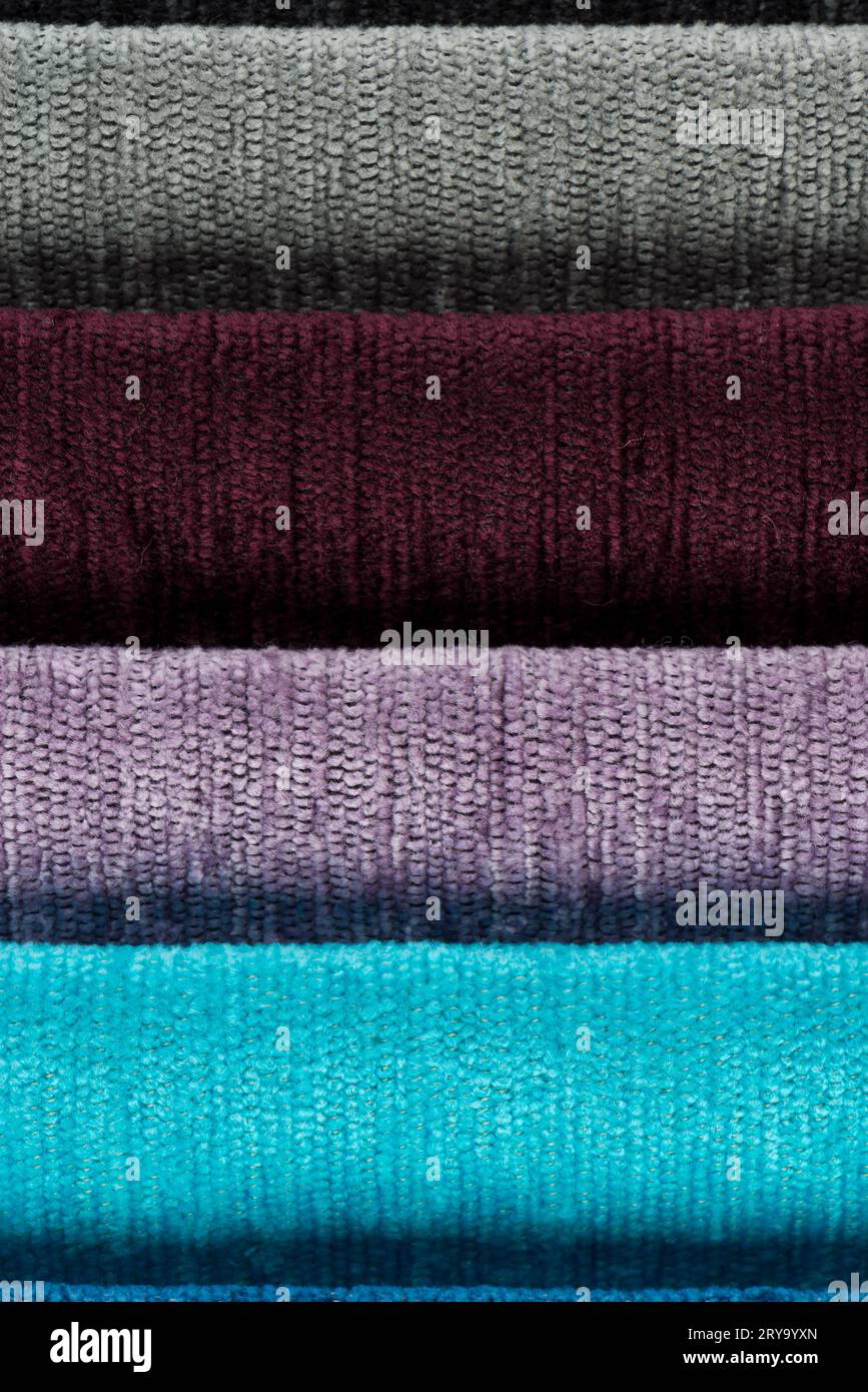 Campioni di tessuto Foto Stock