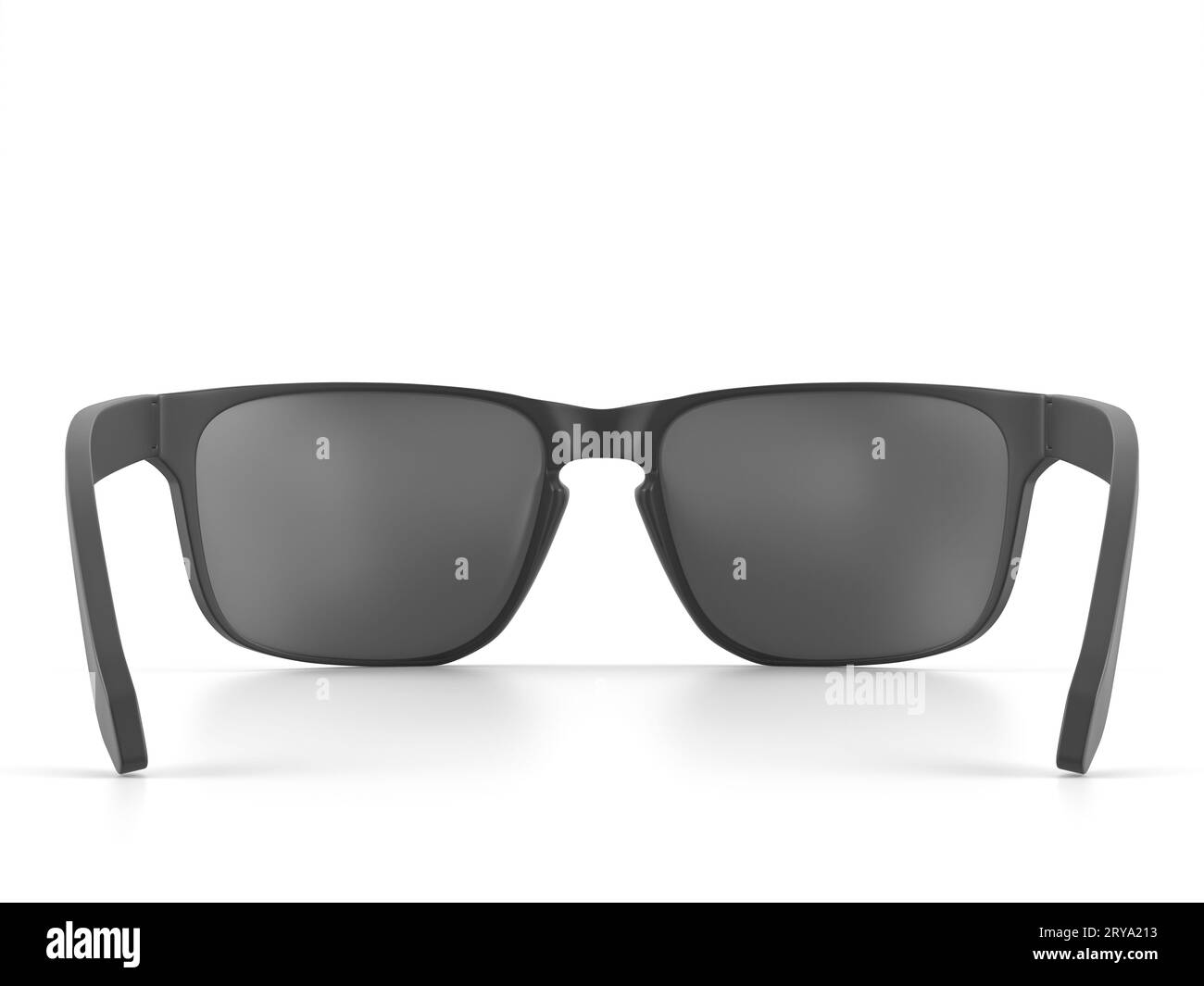 Paio di occhiali da sole su sfondo bianco. illustrazione 3d. Foto Stock