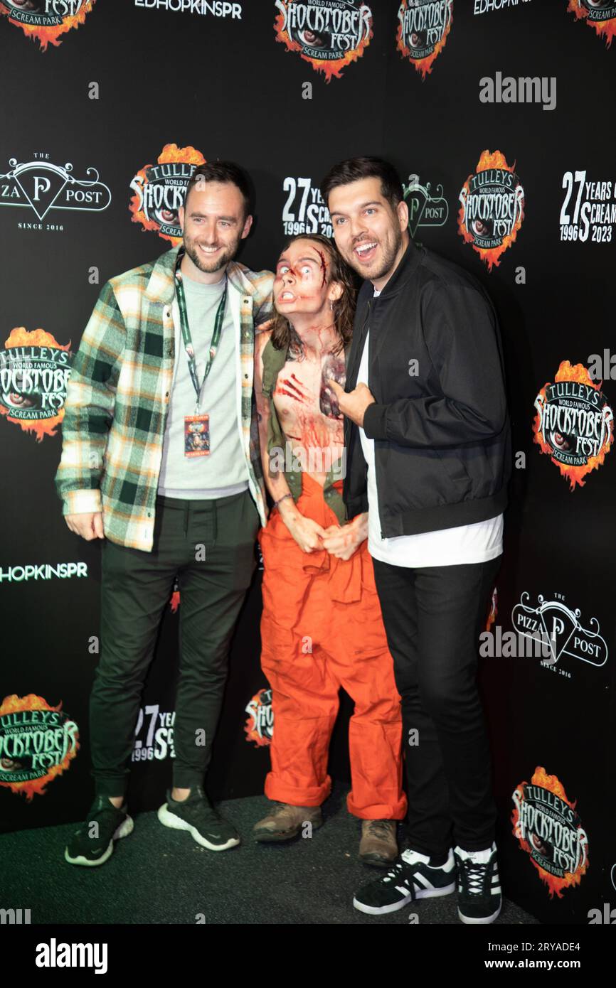 Tulley's Farm Shocktober Fest Press Night 2023 Foto Stock