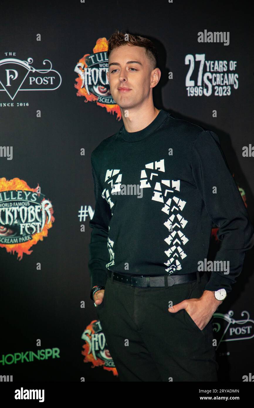 Tulley's Farm Shocktober Fest Press Night 2023 Foto Stock