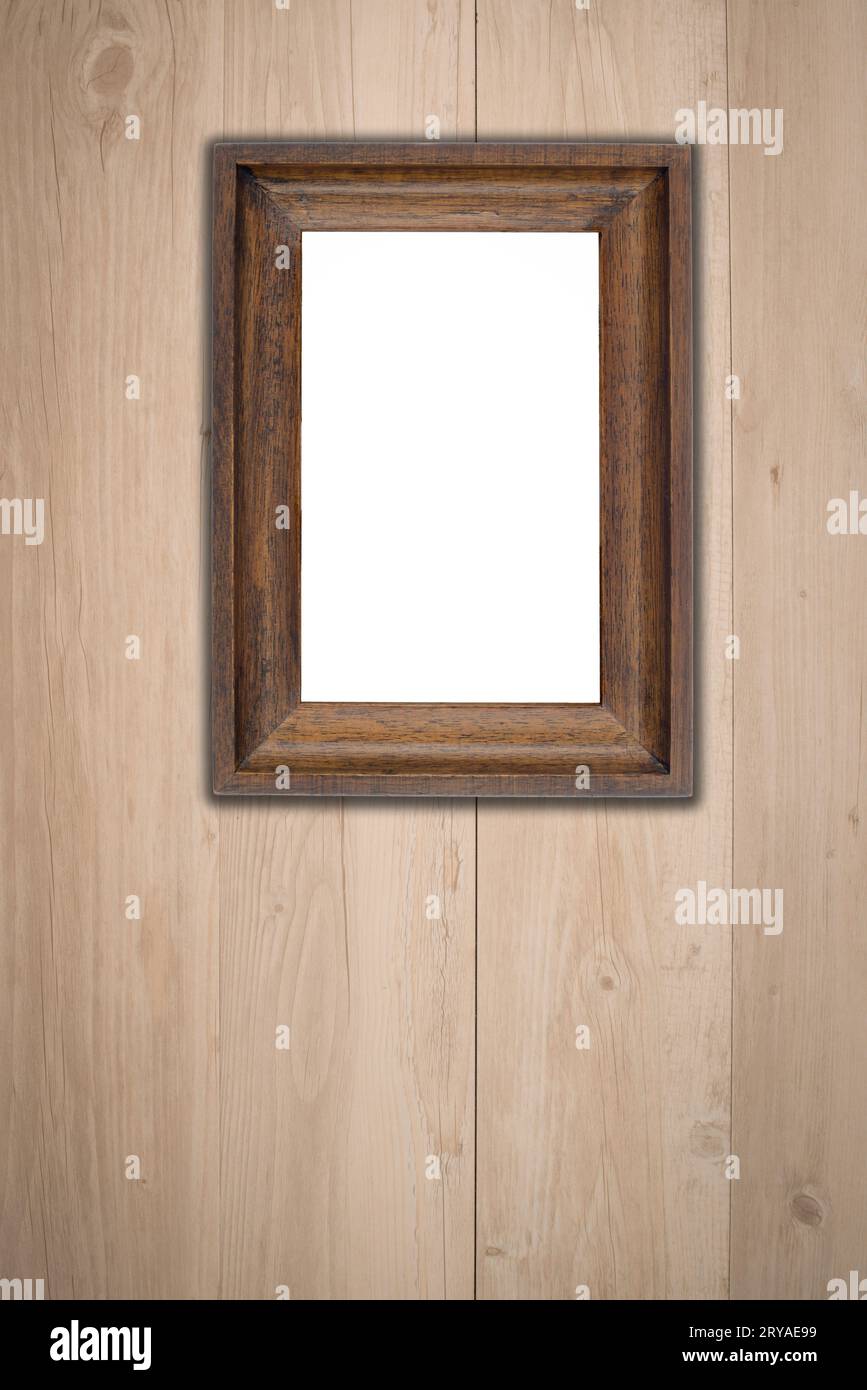 Vecchia cornice immagine Foto Stock