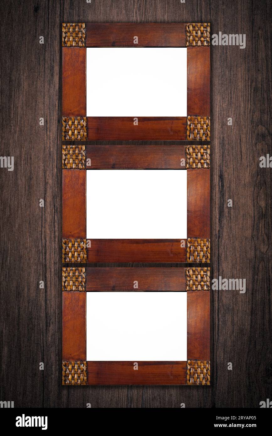 Vecchia cornice immagine Foto Stock