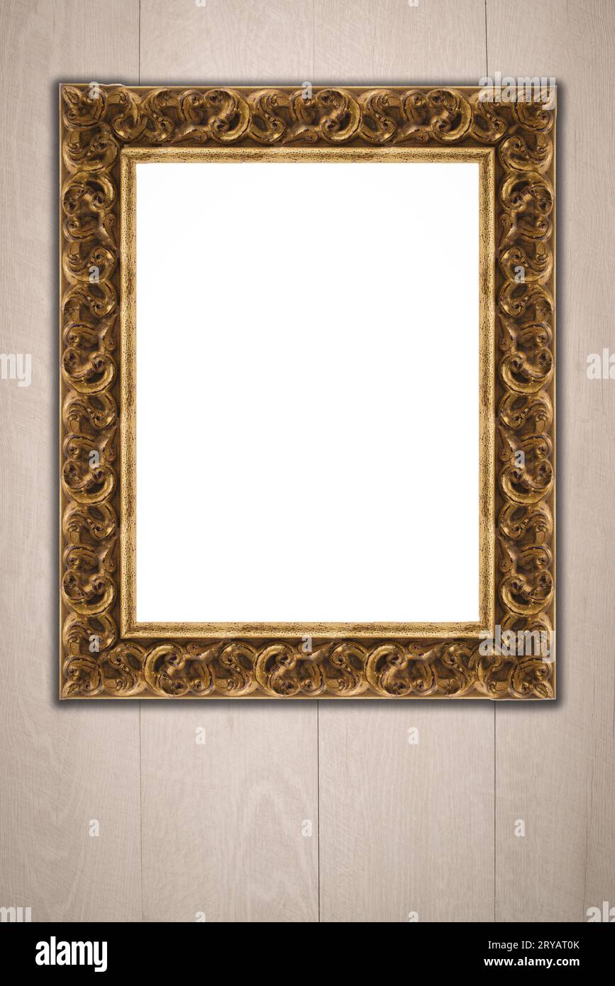 Vecchia cornice immagine Foto Stock