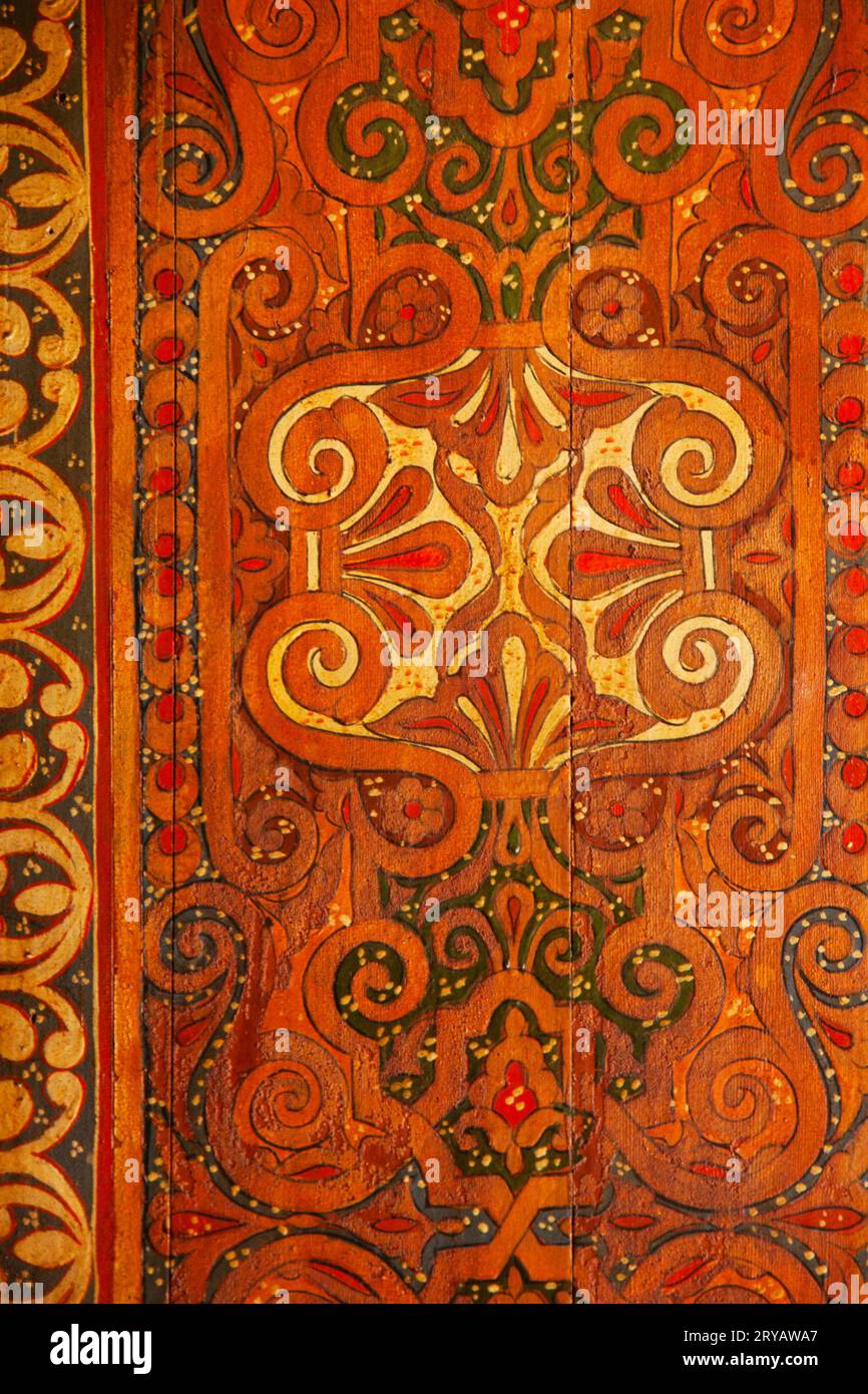 Immagine della forma della linea di trama scattata in Marocco nel marzo 2012 Foto Stock