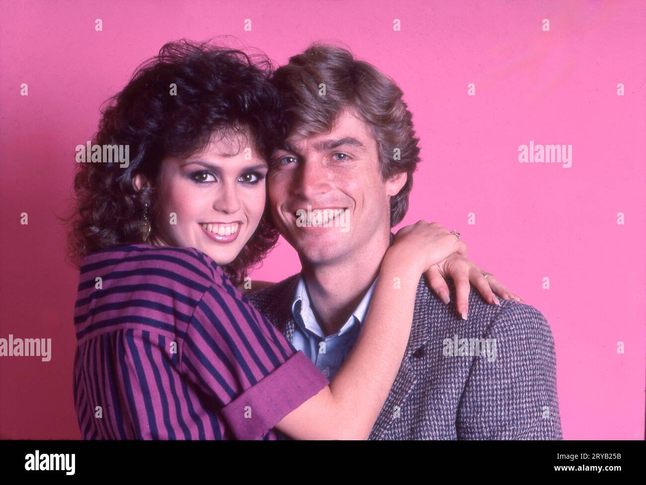 Una foto del 1983 di Marie Osmond e del suo nuovo marito Stephen Craig. Divorziarono due anni dopo e si risposarono nel 2011. Fotografato ad Atlanta. Georgia. Foto Stock