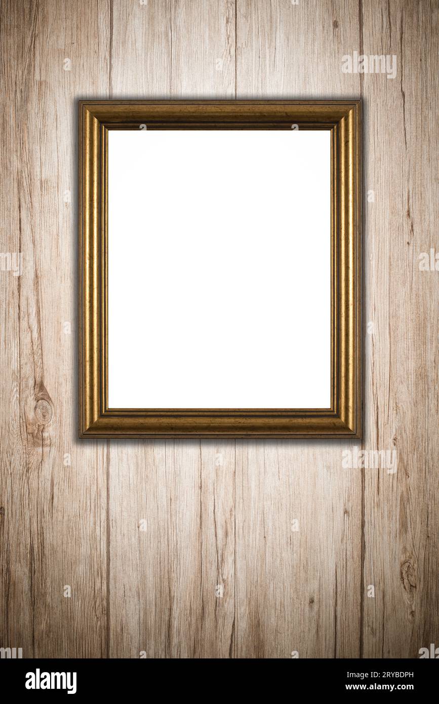 Vecchia cornice immagine Foto Stock