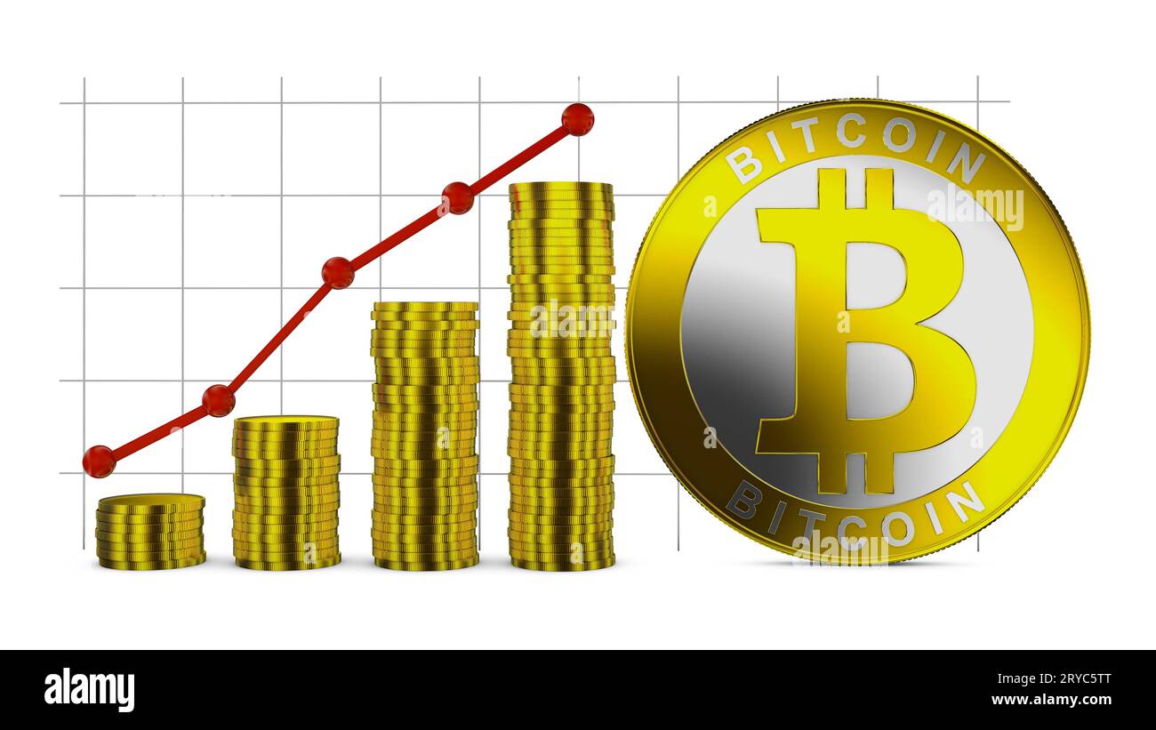 Bitcoin Foto Stock