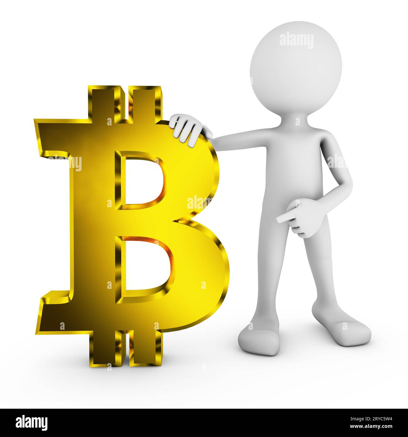 Bitcoin Foto Stock