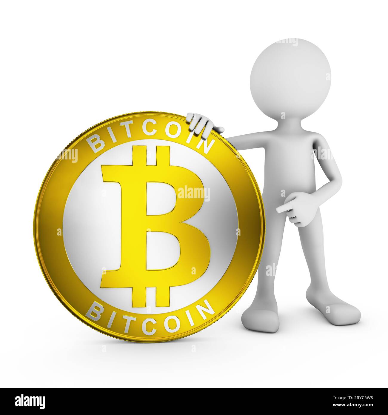 Bitcoin Foto Stock