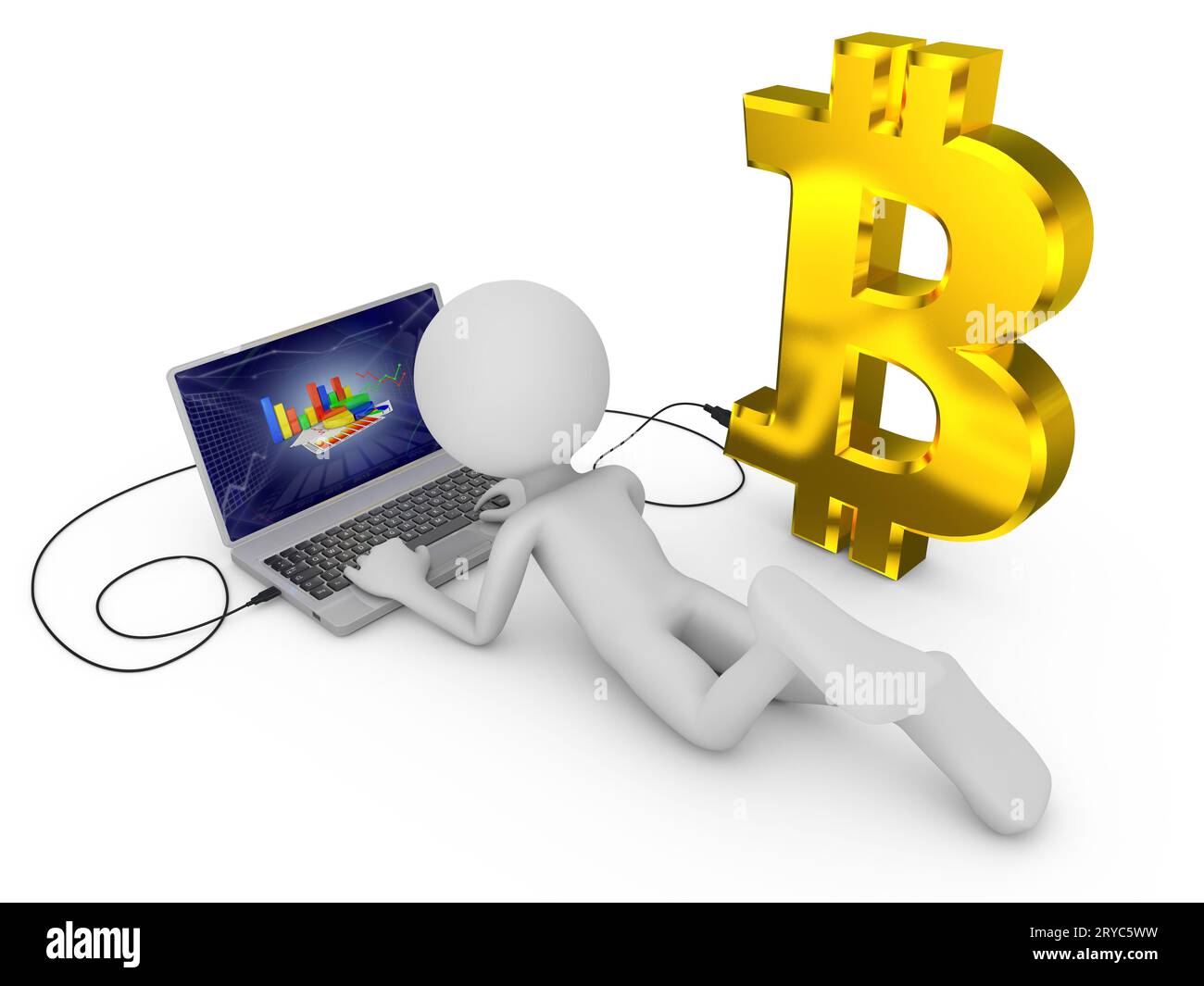 Bitcoin Foto Stock