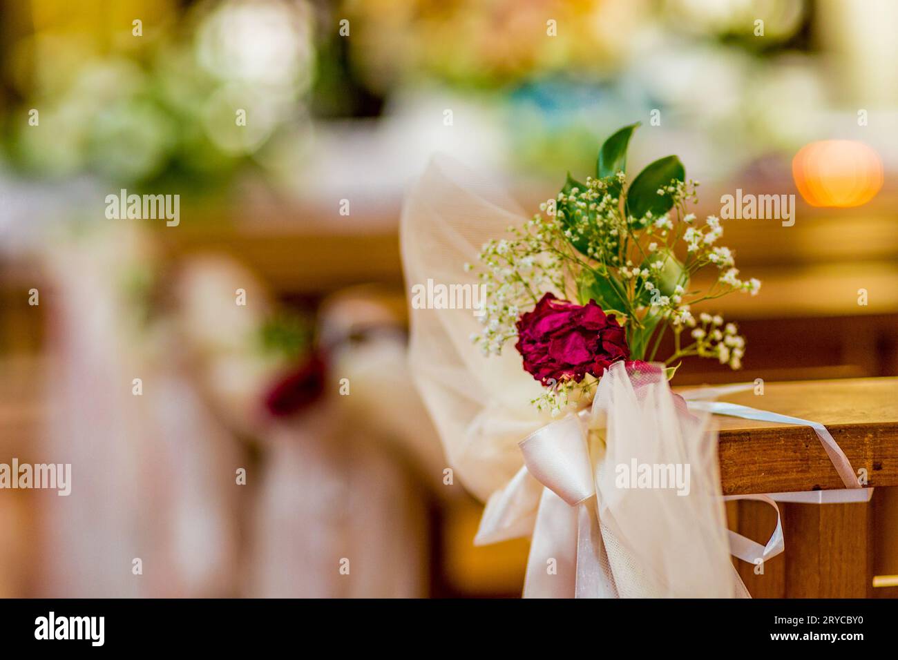 La decorazione floreale Foto Stock