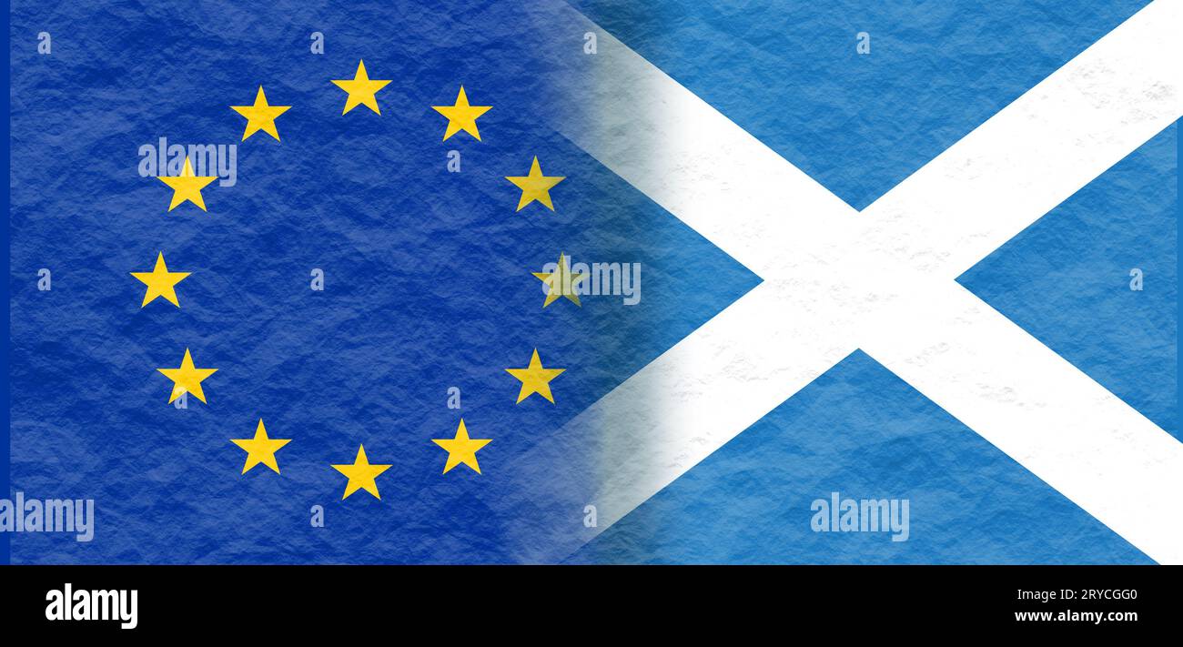 Rapporto politico, Unione europea e Scozia Foto Stock