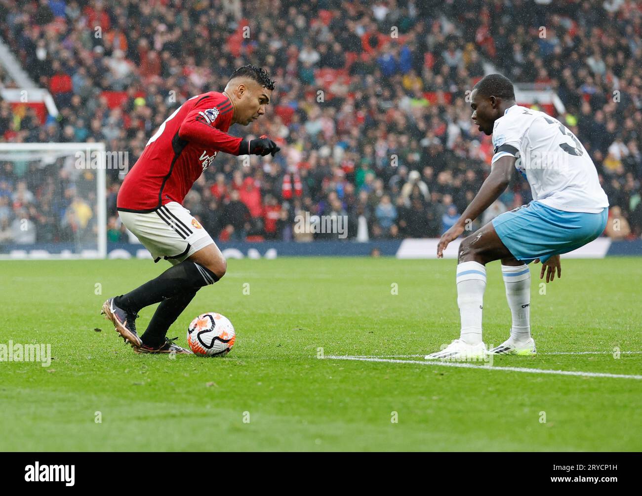 Old Trafford, Manchester, Regno Unito. 30 settembre 2023. Premier League Football, Manchester United contro Crystal Palace; credito: Action Plus Sports/Alamy Live News Foto Stock