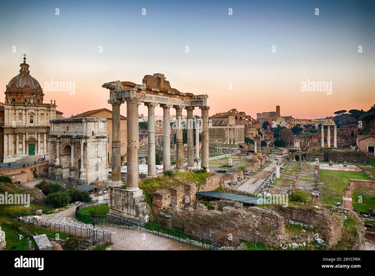 Foro Romano Foto Stock