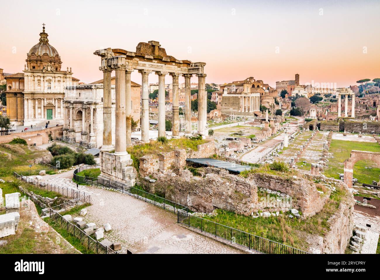Foro Romano Foto Stock
