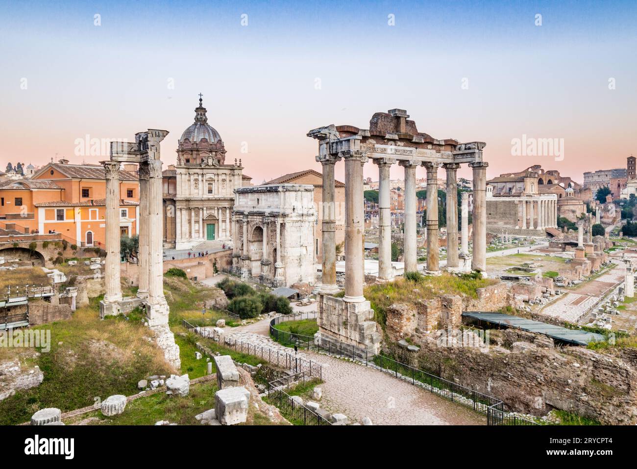 Foro Romano Foto Stock