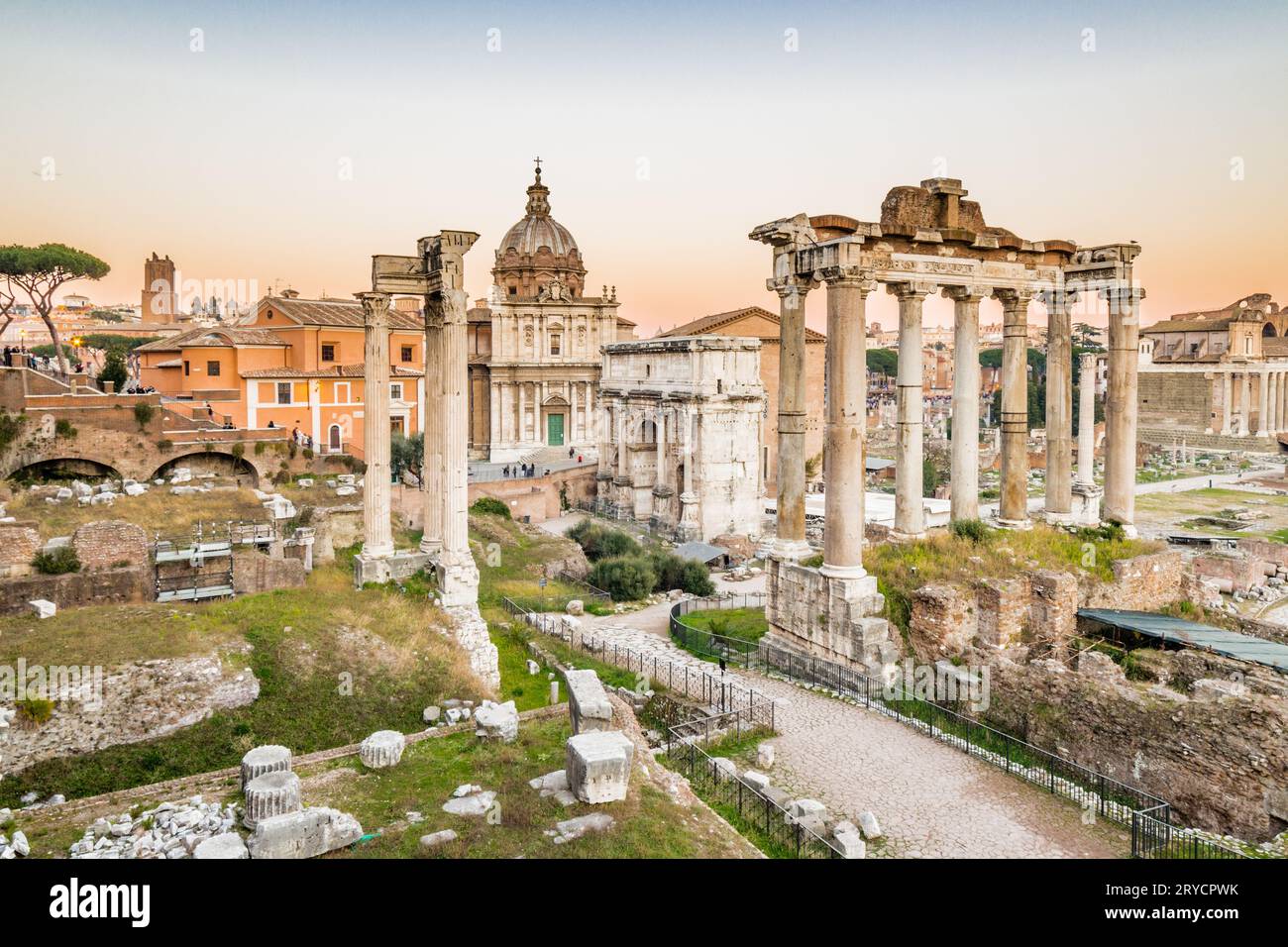 Foro Romano Foto Stock