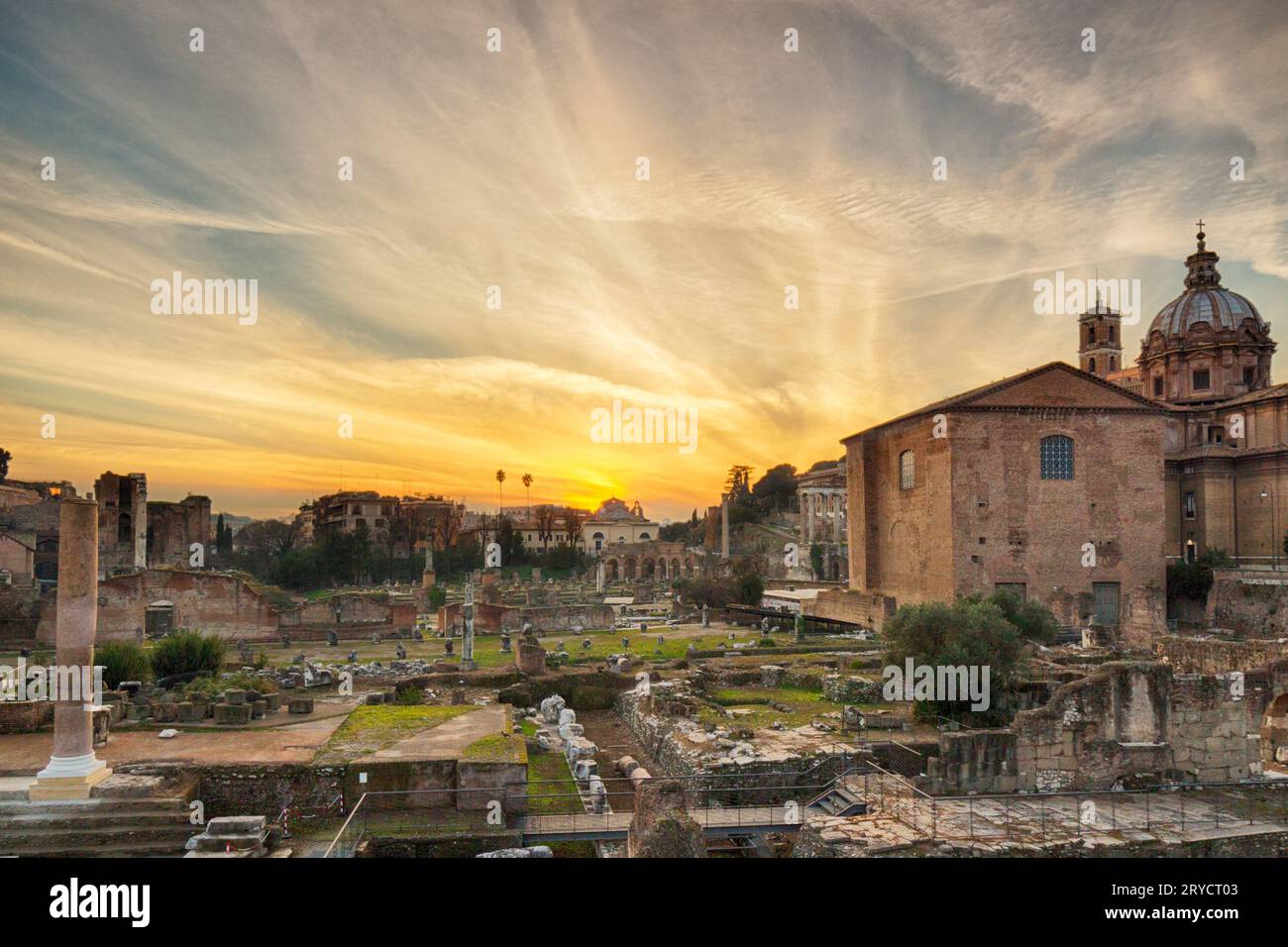Foro Romano Foto Stock