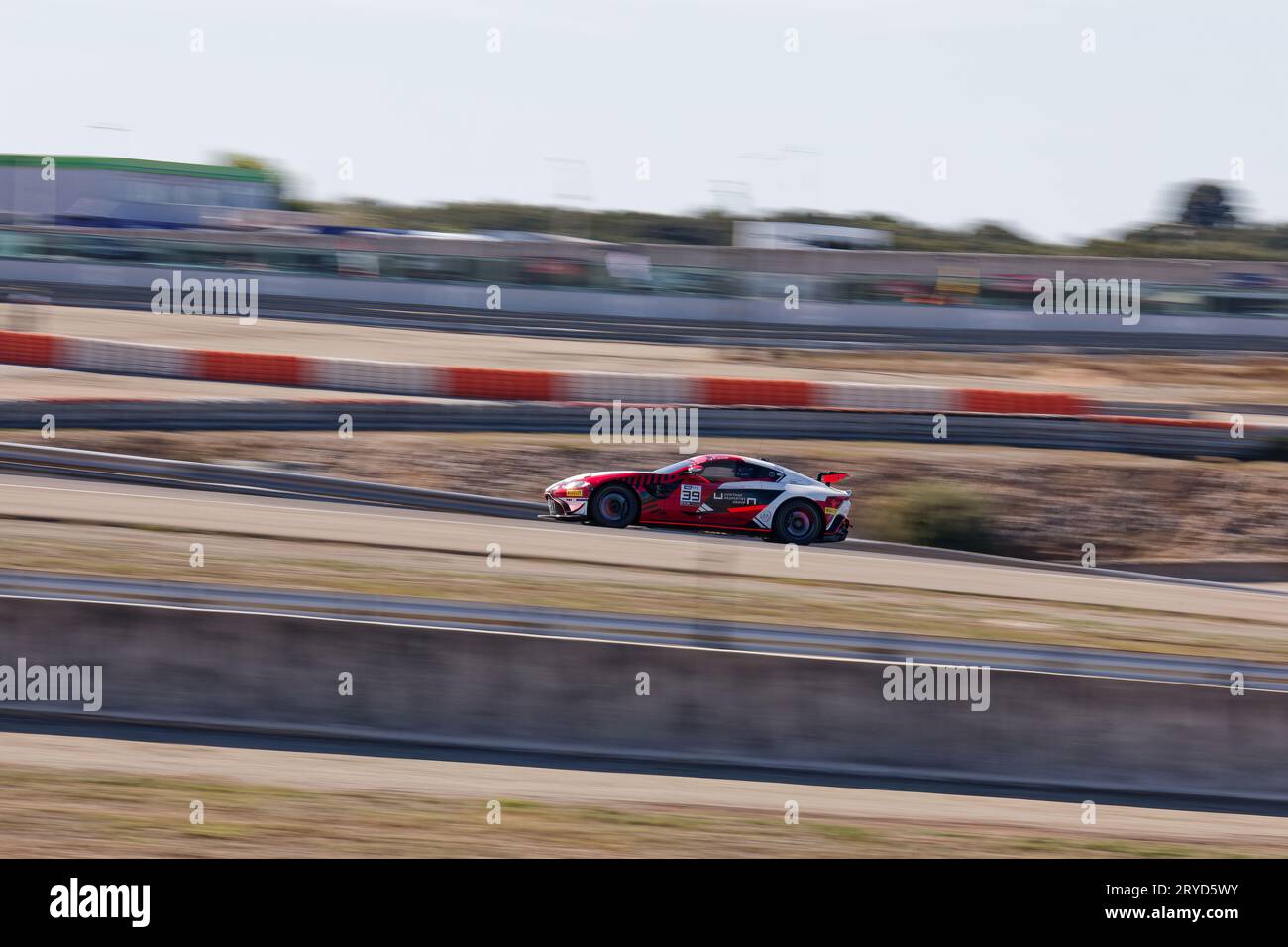 FFSA GT4 2023 al circuito Ledenon ,Ledenon, FRANCIA, 24/09/2023 Florent 'MrCrash' B.. Foto Stock