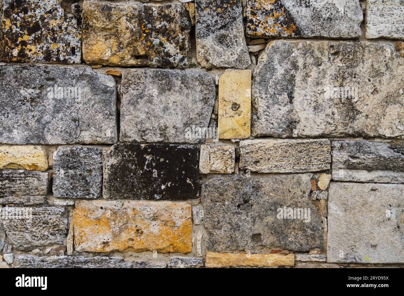 La texture della parete Foto Stock