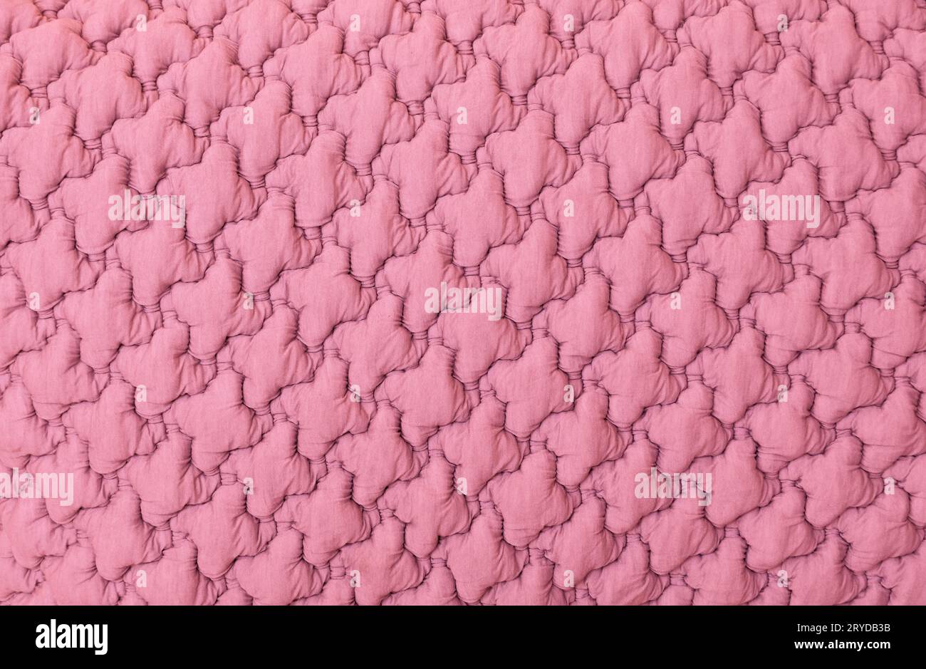 Rosa morbido rivestimento tessile texture di sfondo Foto Stock