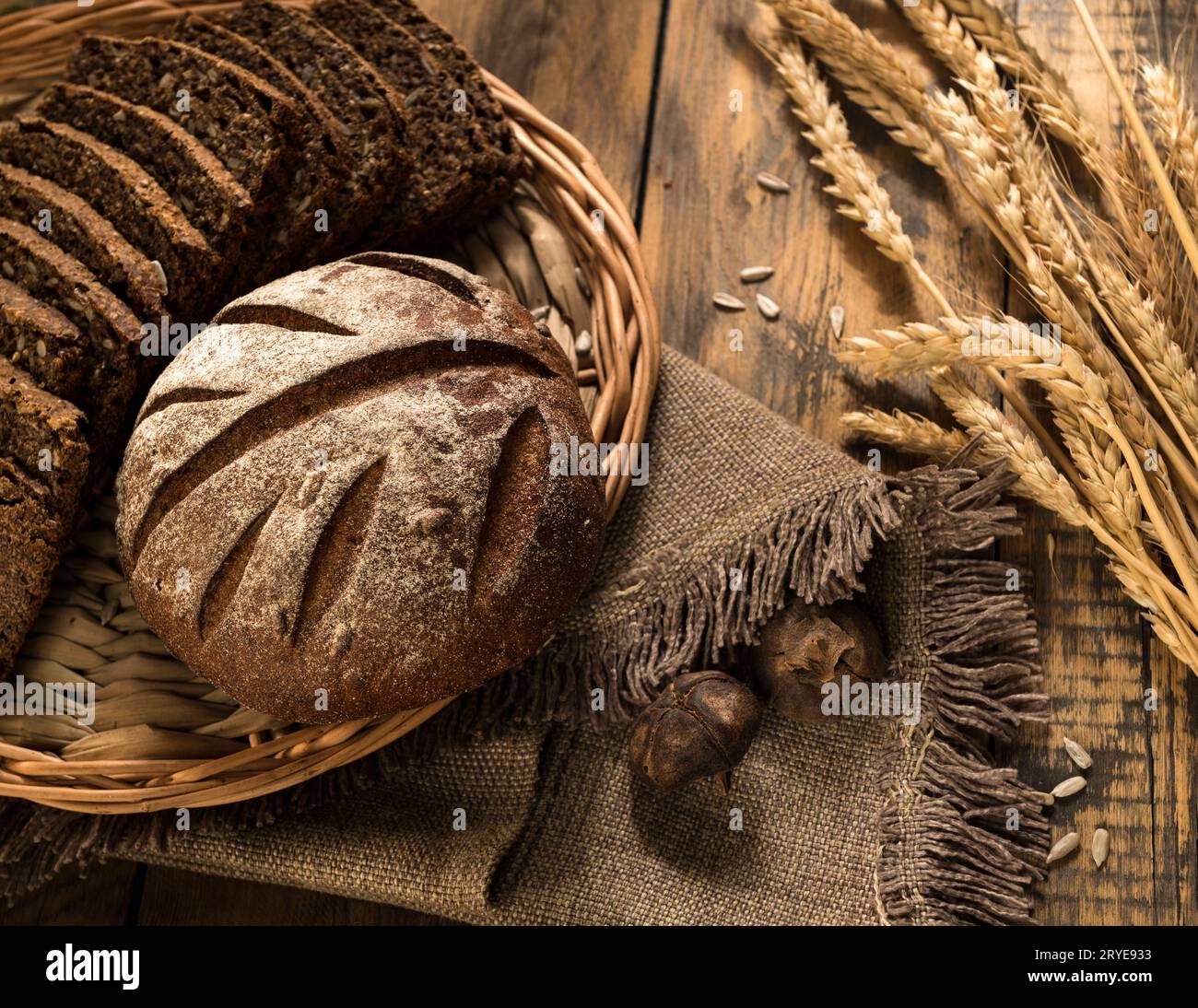 Vista dall'alto sul Pan di pane Foto Stock
