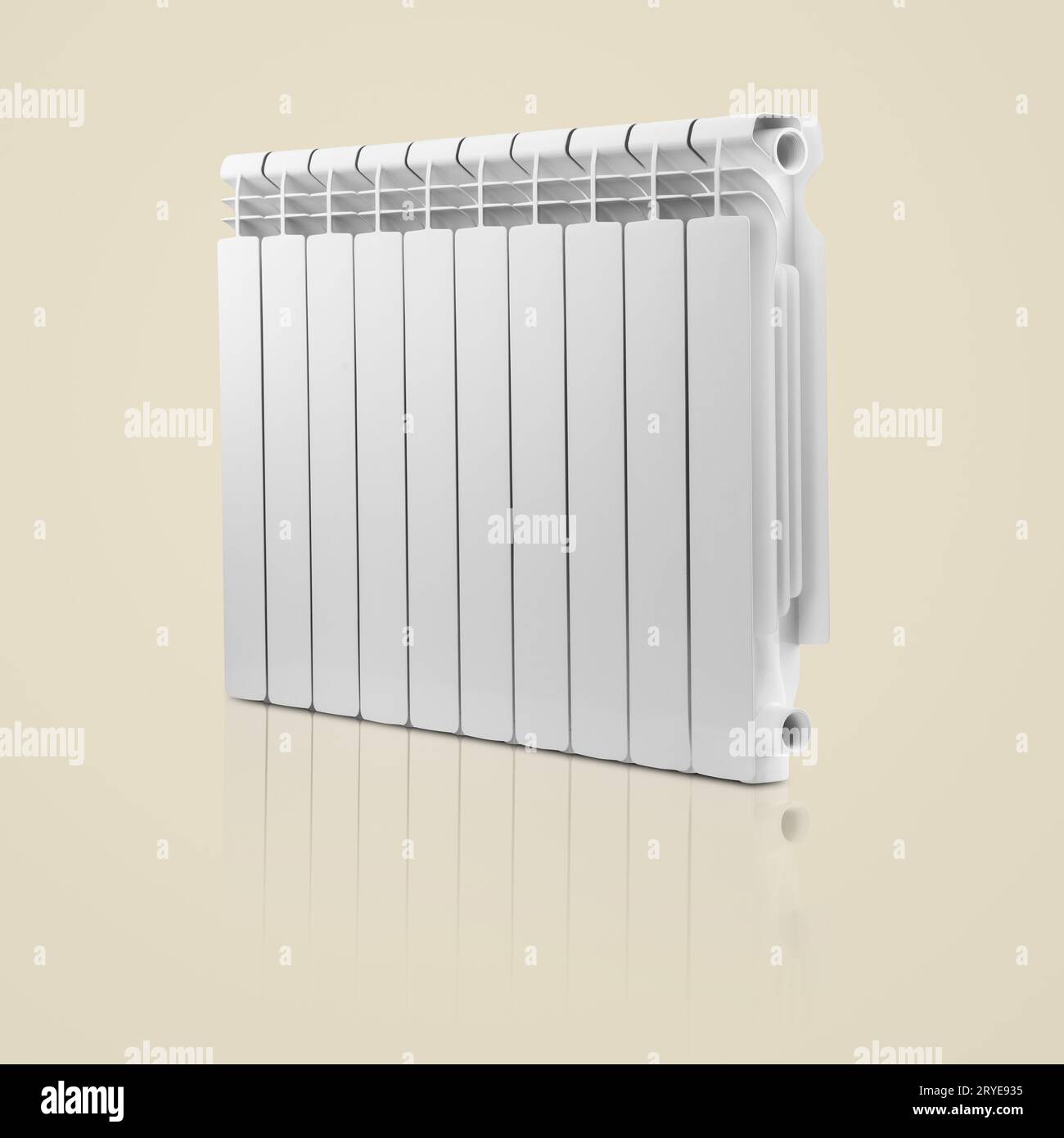 Batteria per uso domestico bianca Foto Stock