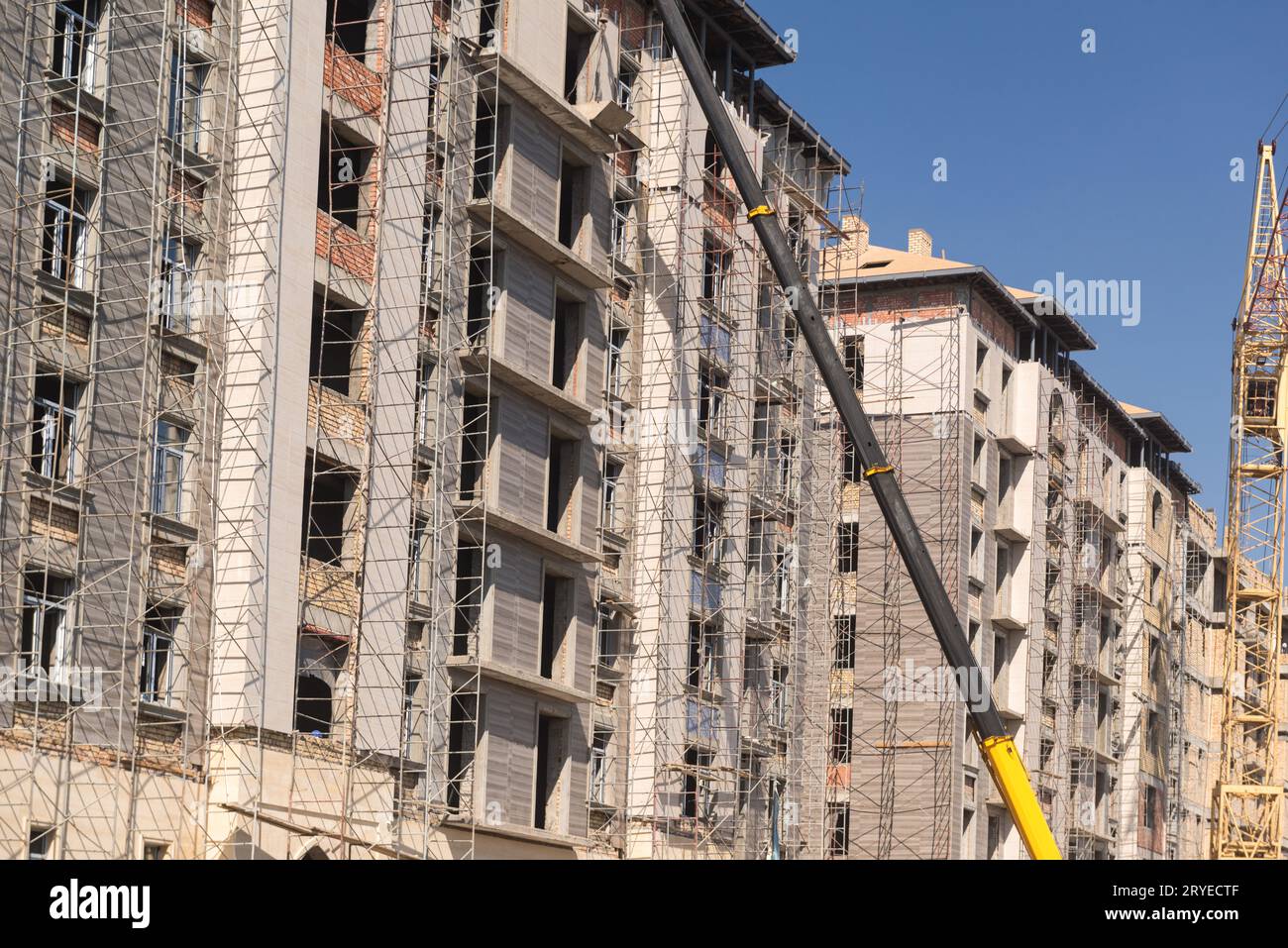 Macchine ed edifici per l'edilizia Foto Stock