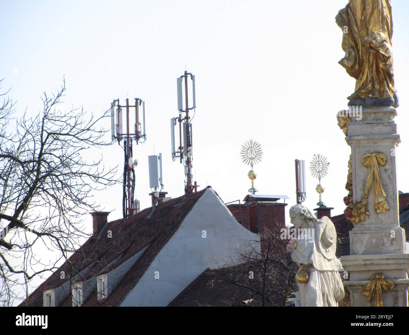 Torre delle celle della città Foto Stock