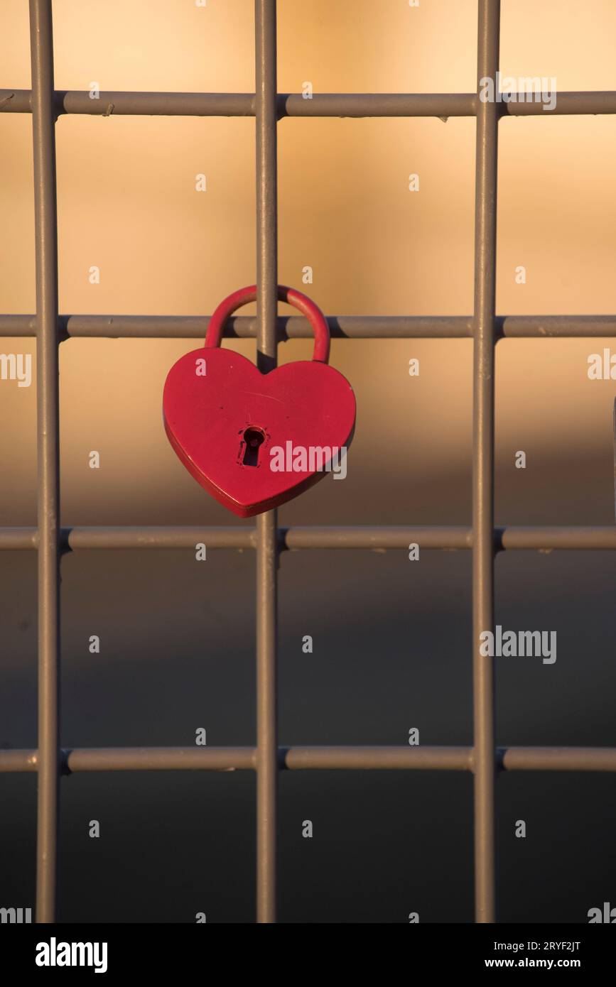 Cuore, simbolo di amore e romanticismo Foto Stock