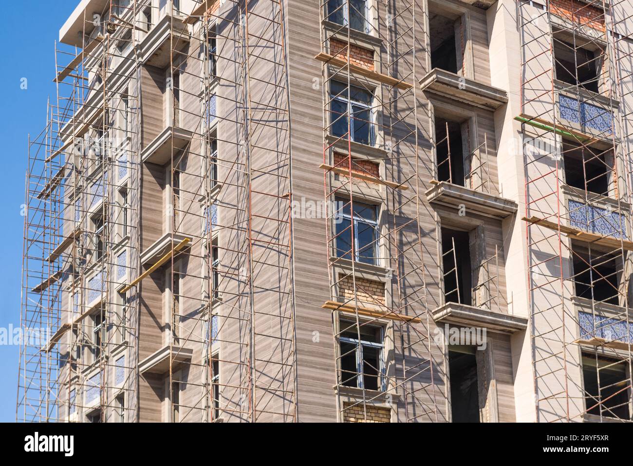 Edificio in costruzione Foto Stock