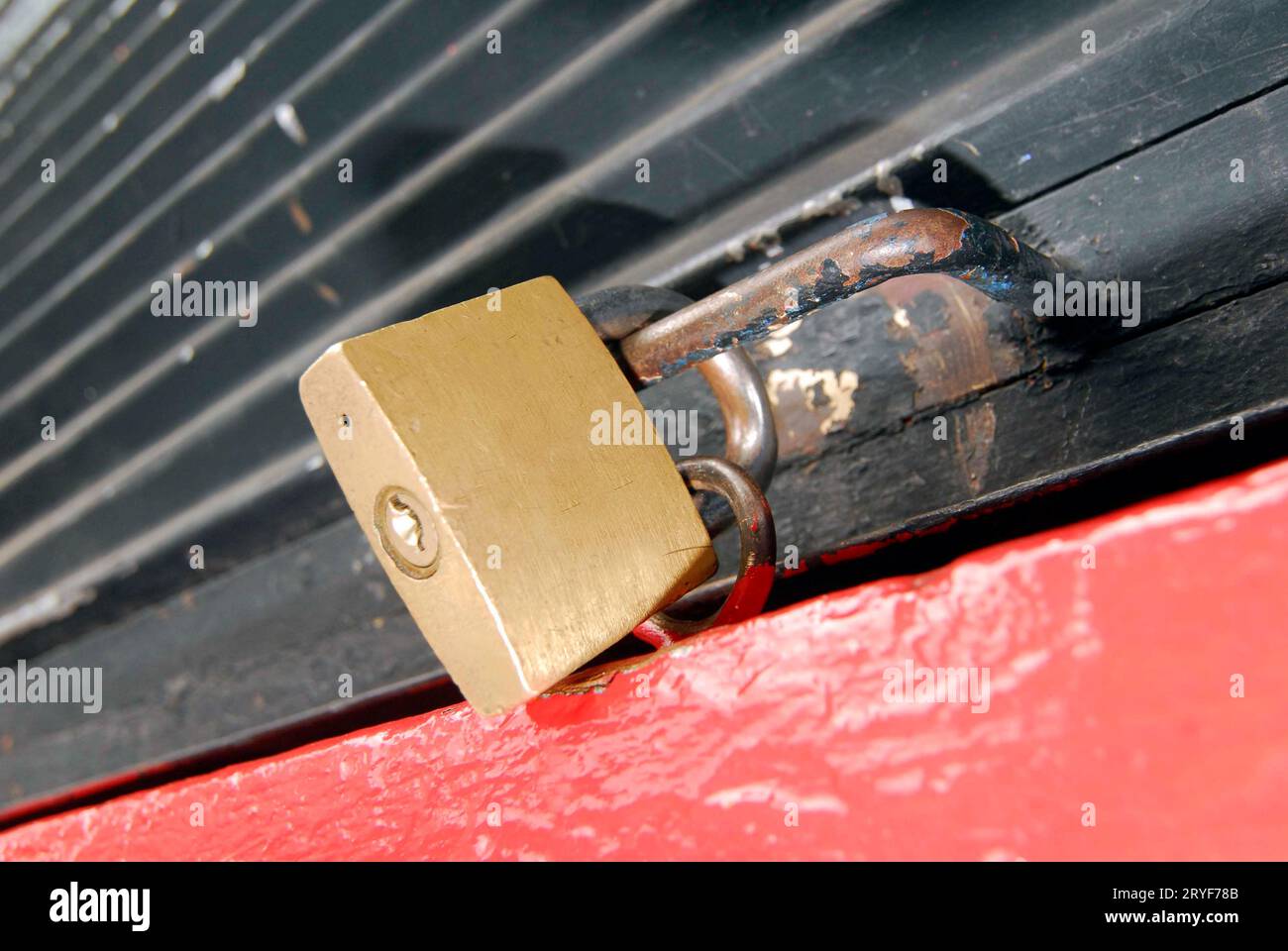 Un'azienda o un'azienda chiusa Foto Stock