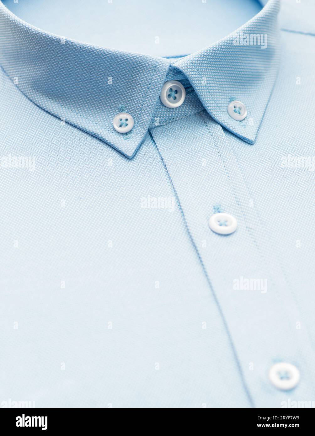 Camicia in cotone, primo piano Foto Stock