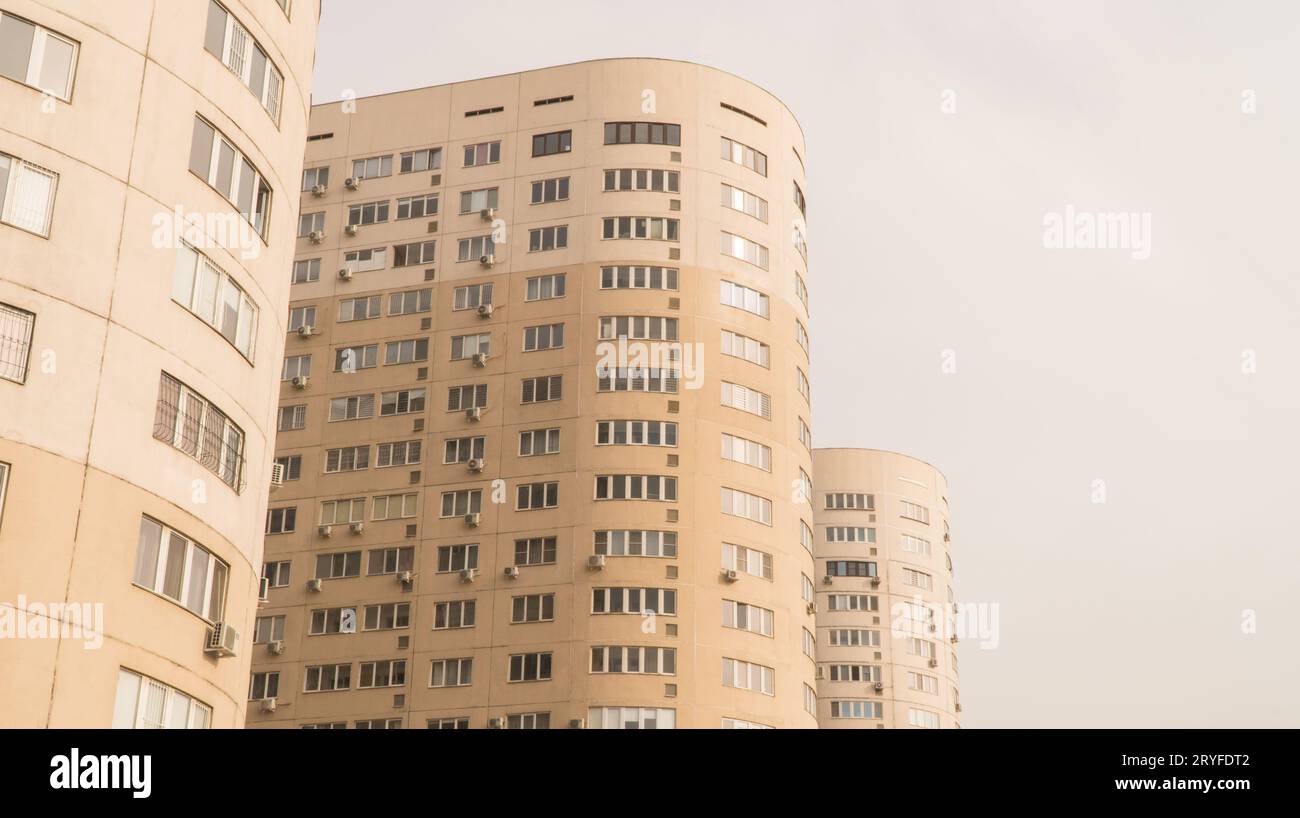 Complesso residenziale, architettura moderna Foto Stock