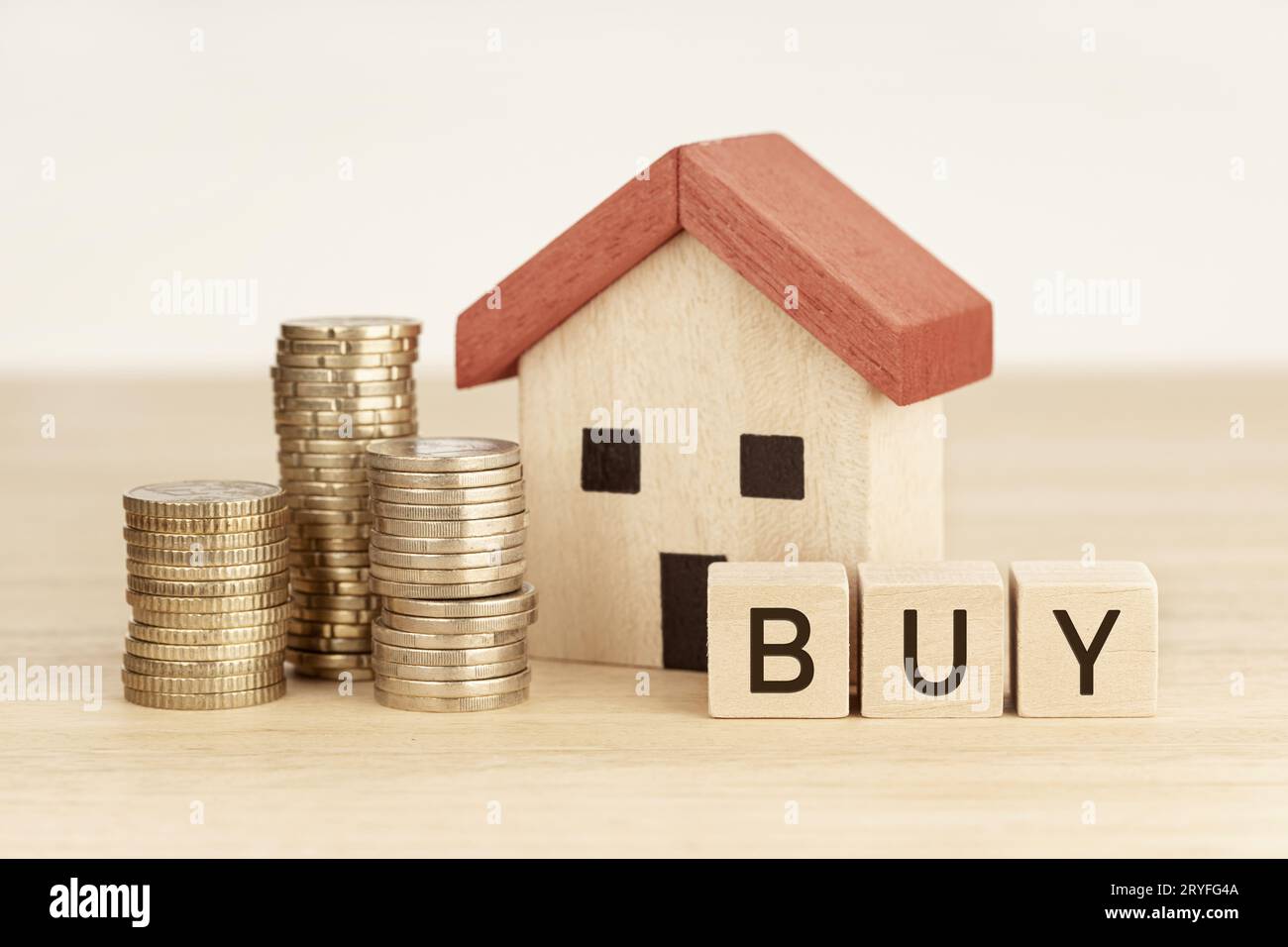 Acquista un concetto di casa. Mercato immobiliare Foto Stock