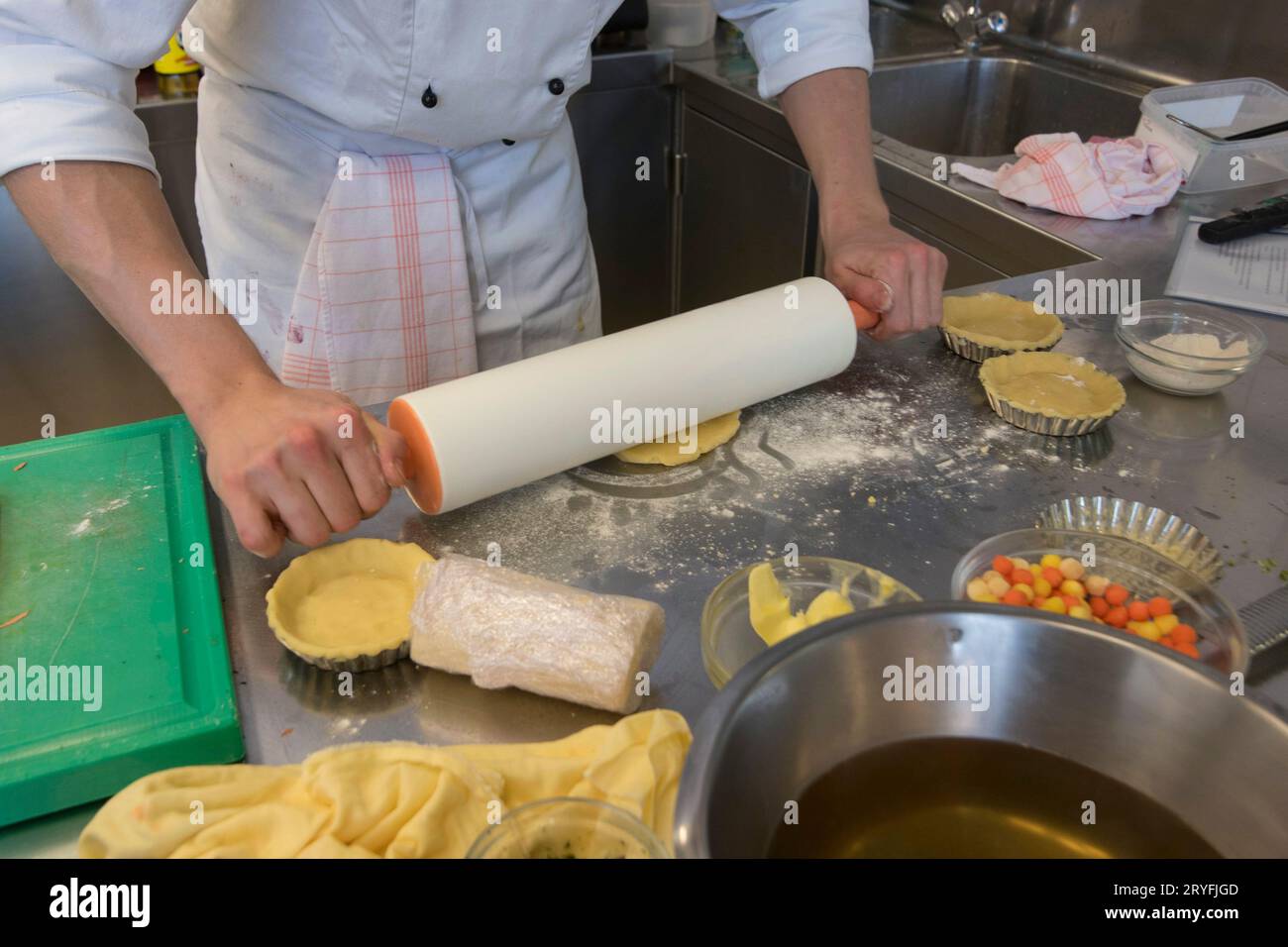 Prodotti da forno in cucina Foto Stock