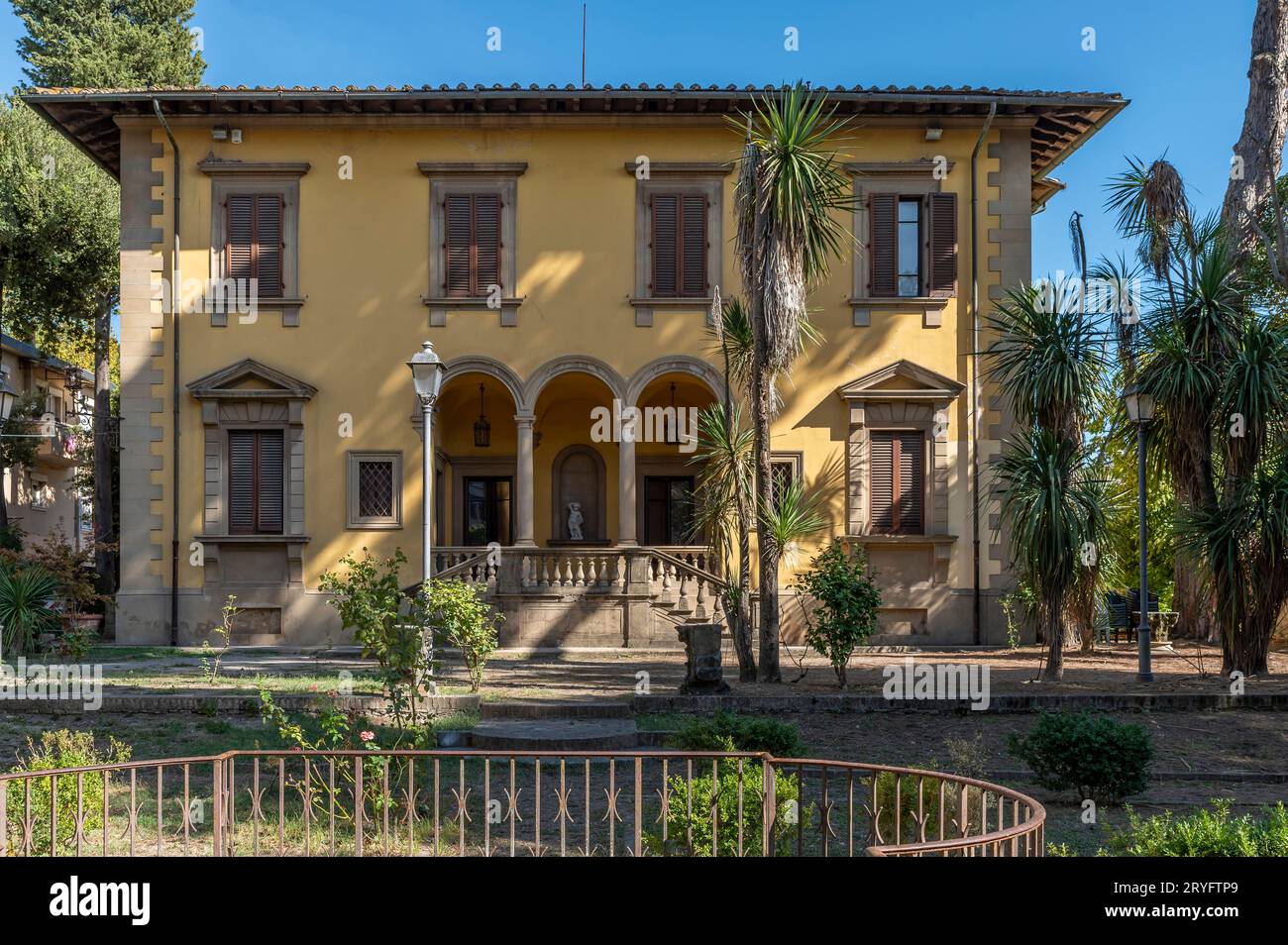 L'antica Villa Crastan destinata ad attività culturali pubbliche, Pontedera, Italia Foto Stock