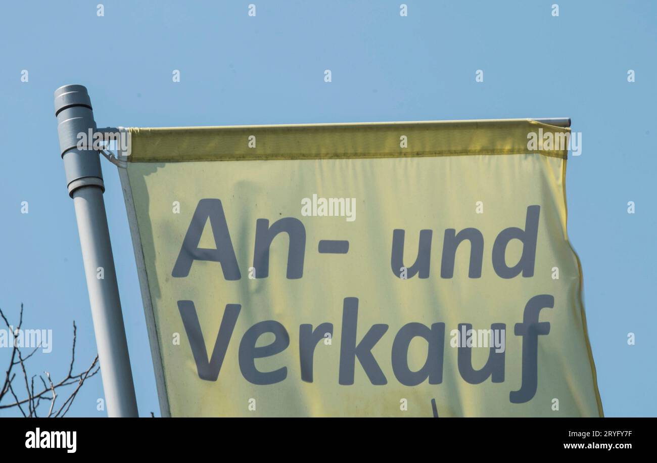 Acquisto e vendita in commercio Foto Stock