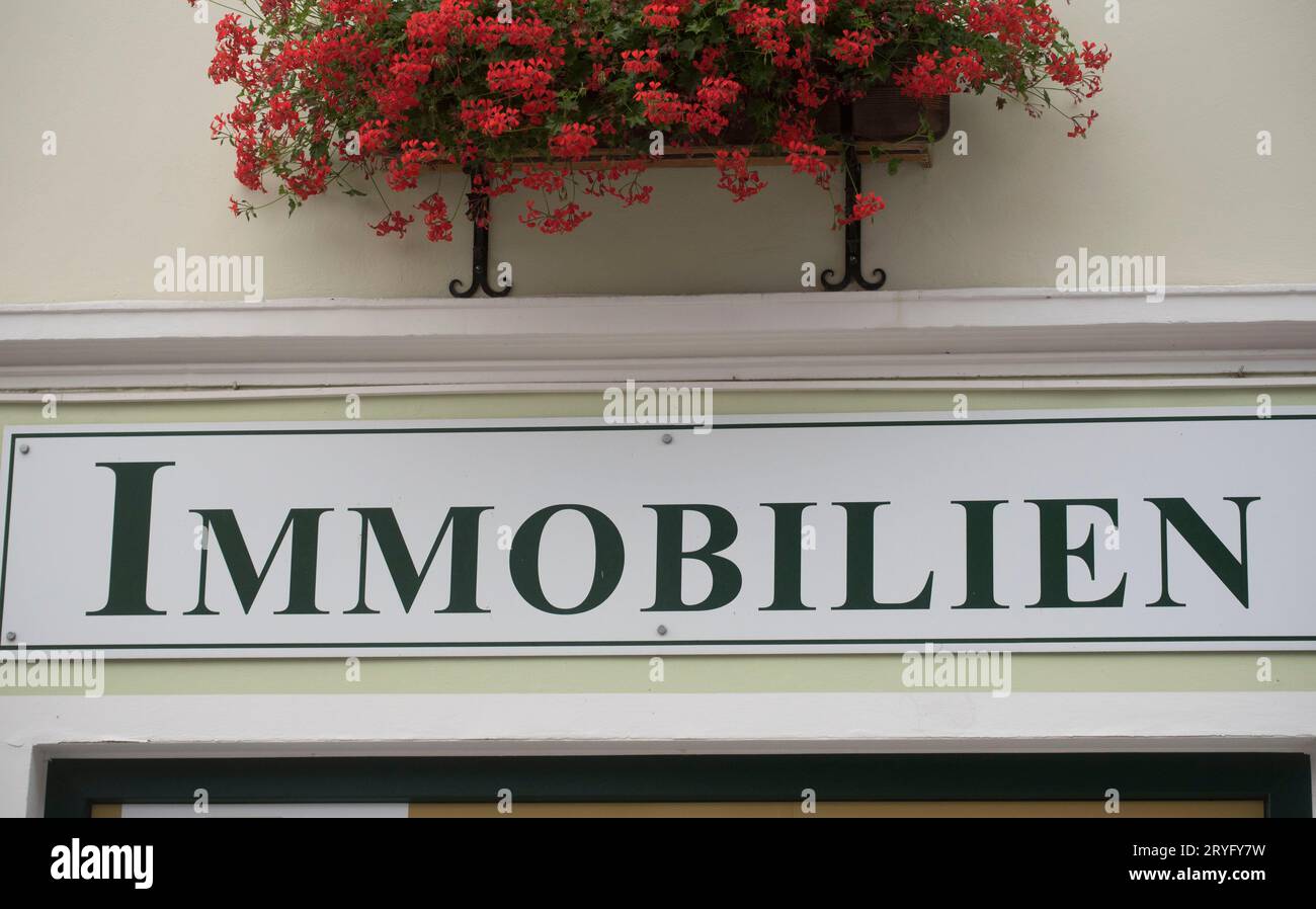Gestione immobiliare e immobiliare Foto Stock